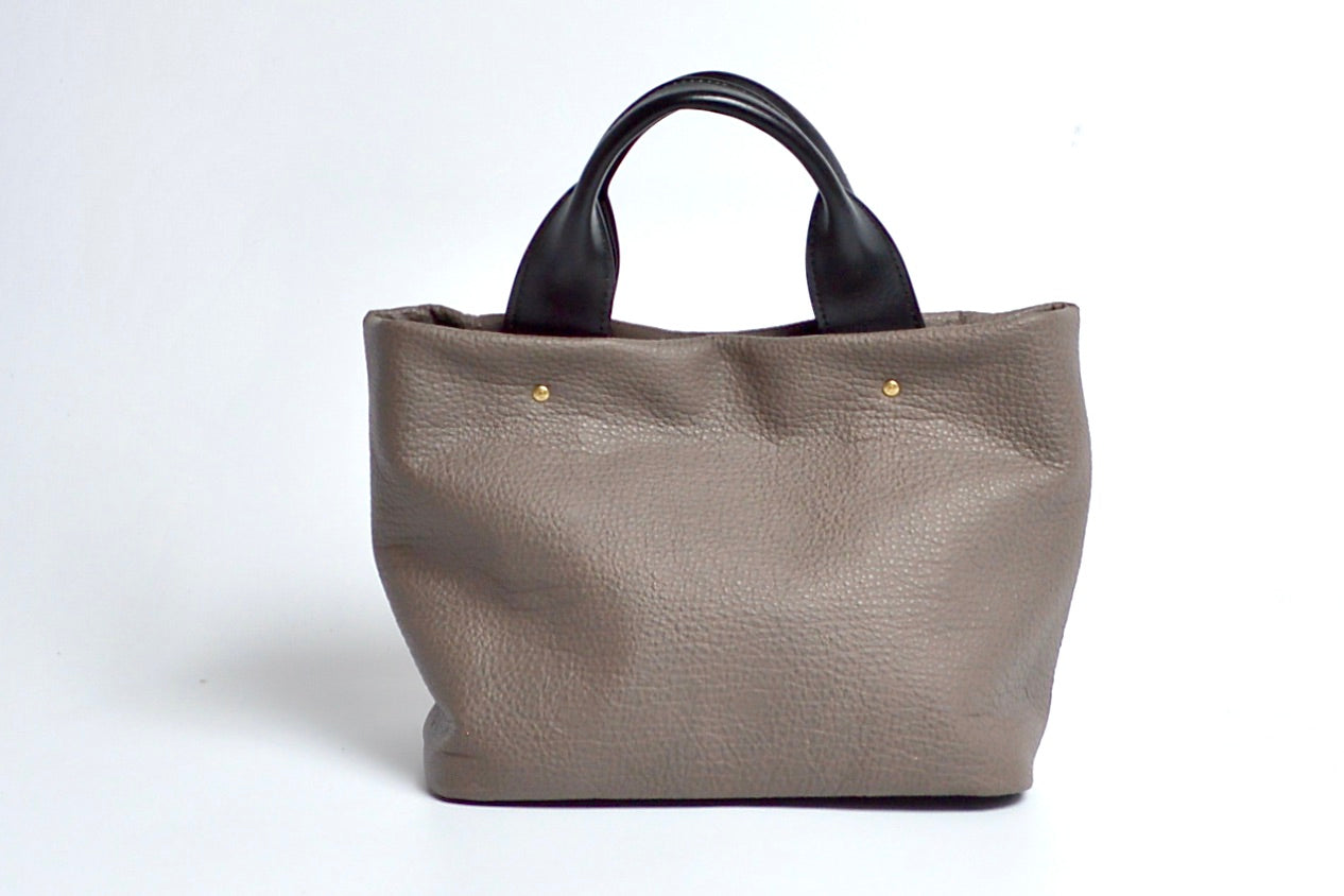 信州鹿革:寸胴ミニトート:DTB-300