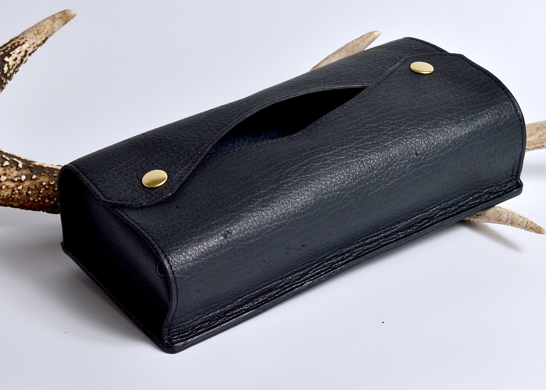 信州鹿革:ティッシュBOXケース:DTC-100