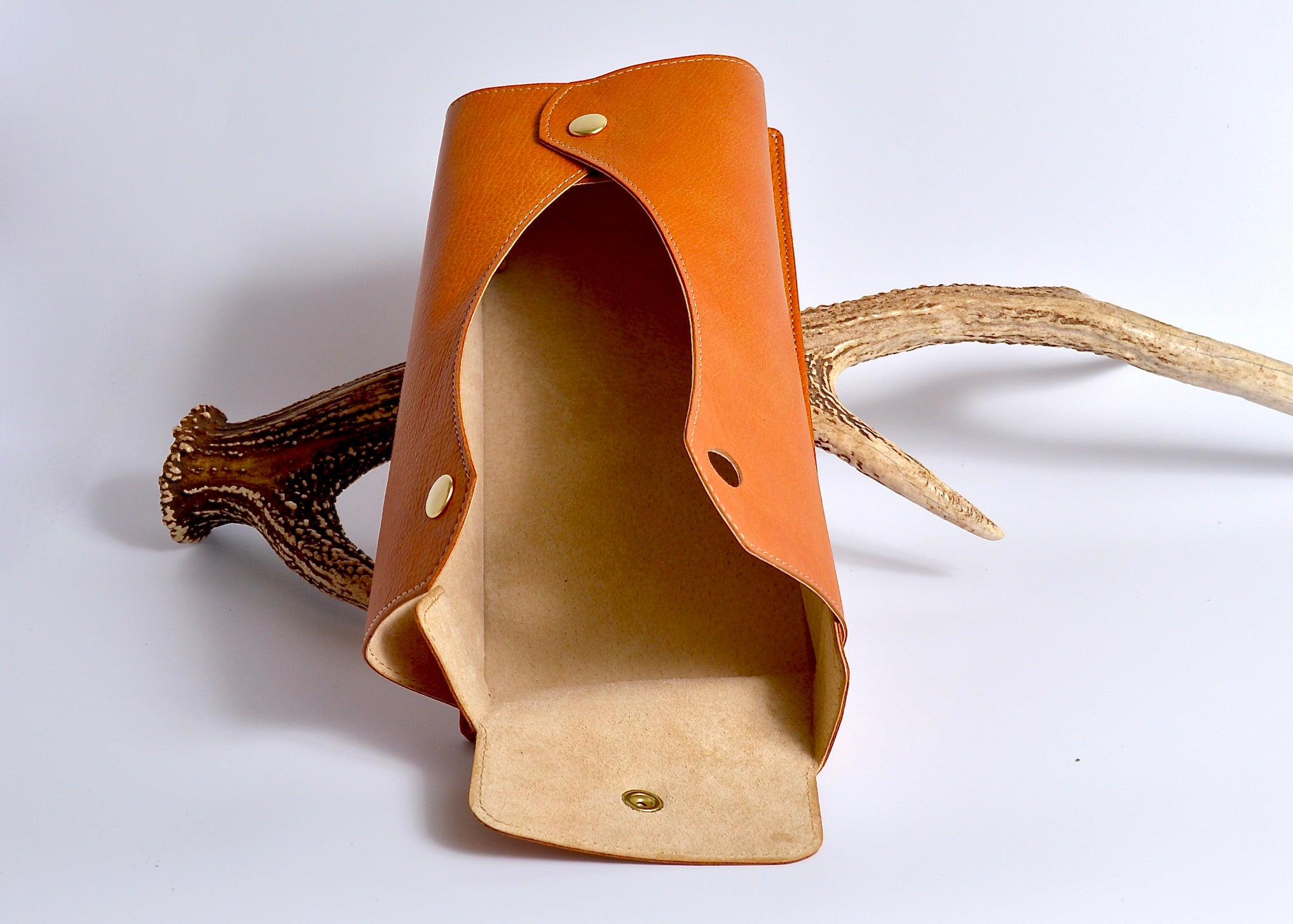 信州鹿革:ティッシュBOXケース:DTC-100