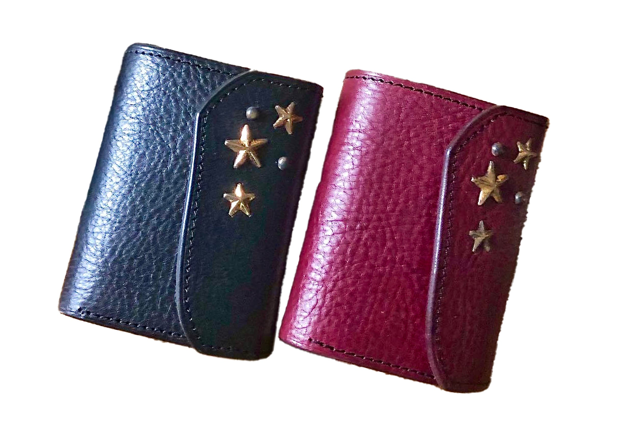 コンパクト三つ折り財布 GMS-100S スタッズ