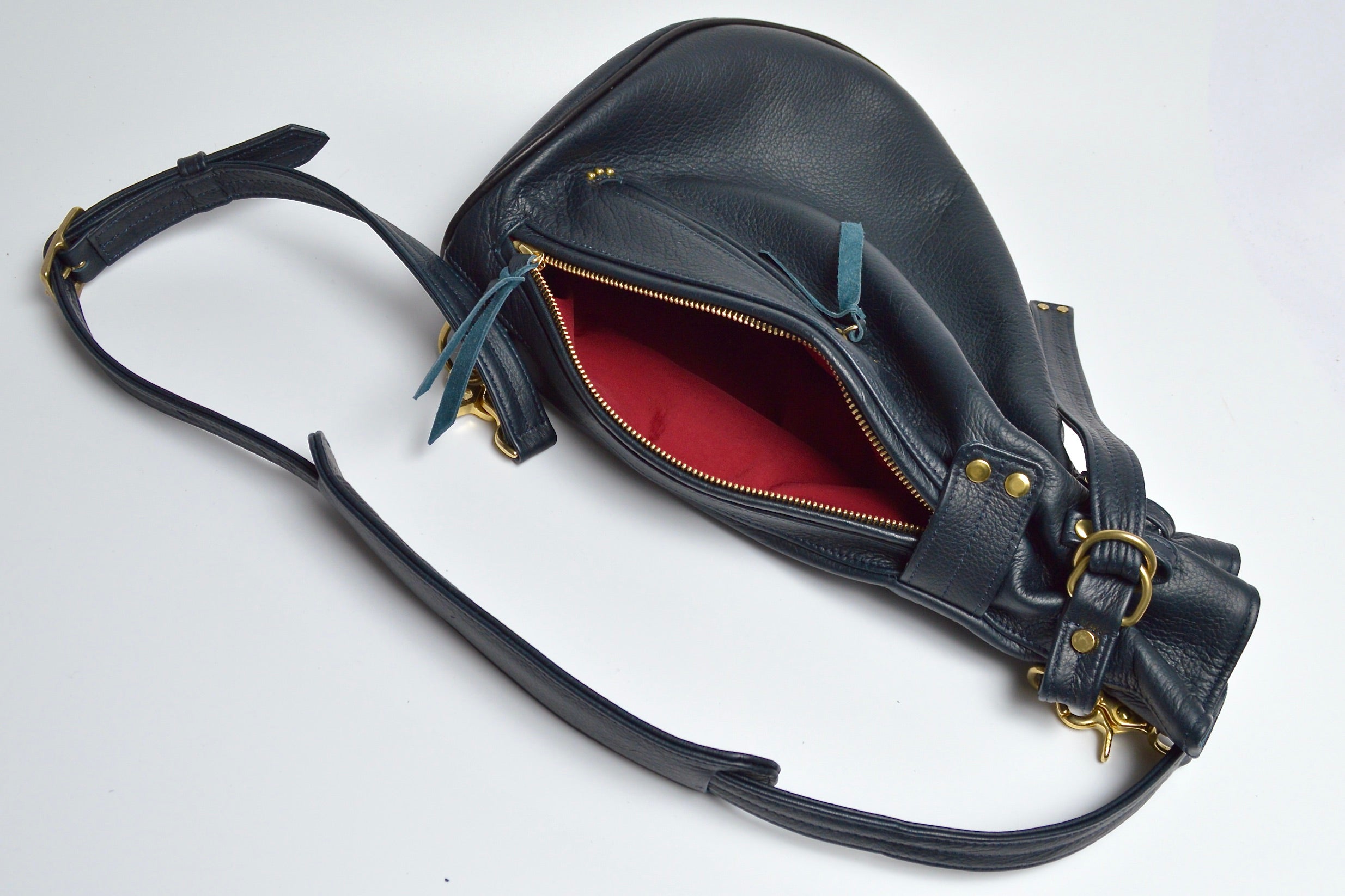 巾着ショルダーバッグ Hi-DK-100 信州鹿革