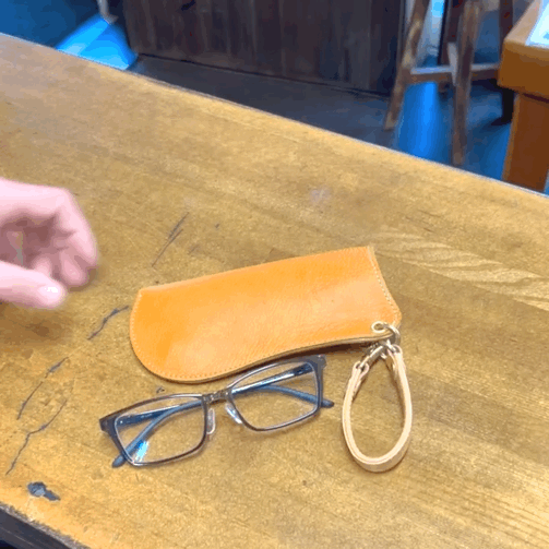 信州鹿革:DGC-200:メガネケース