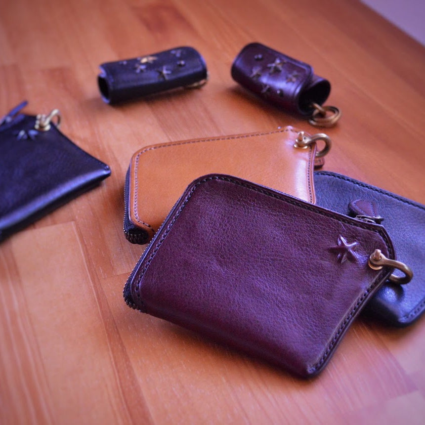 L-shaped zip small wallet GLS-101H