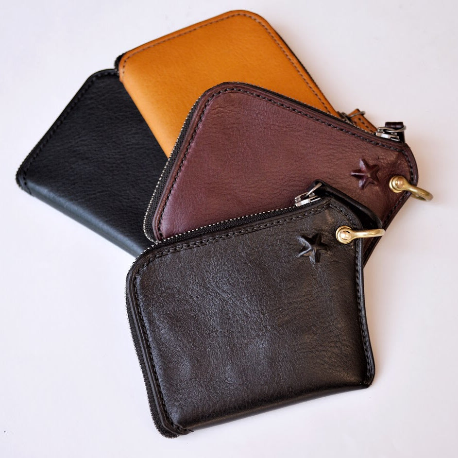 L型ジップ小型ウォレット GLS-101H