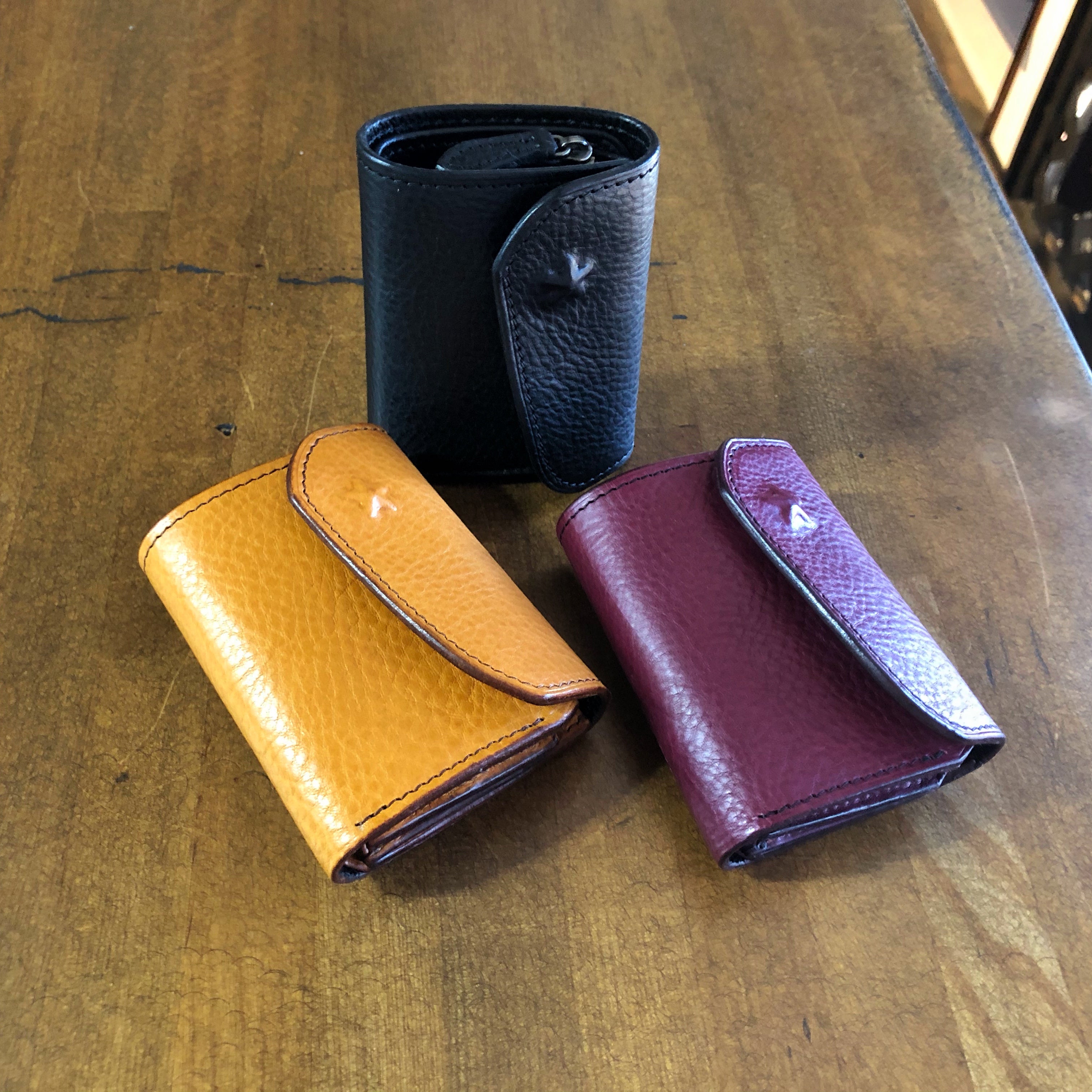 Compact tri-fold wallet GMS-101H
