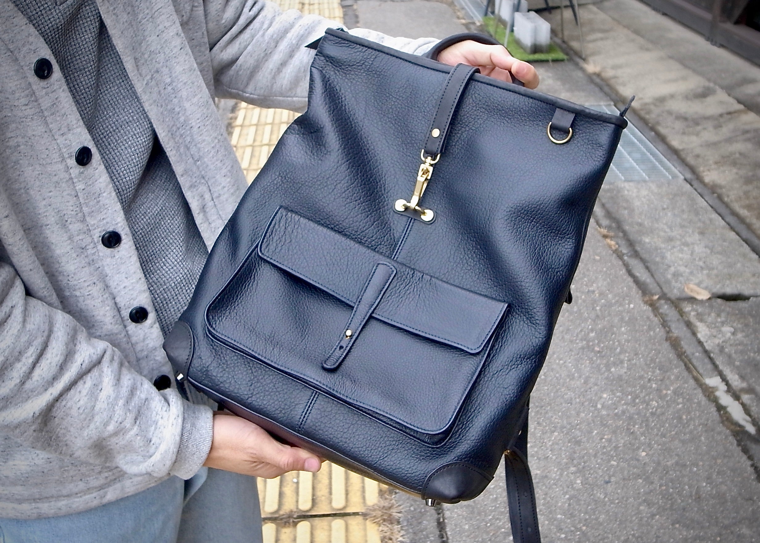 信州鹿革 バックパック DWB-100