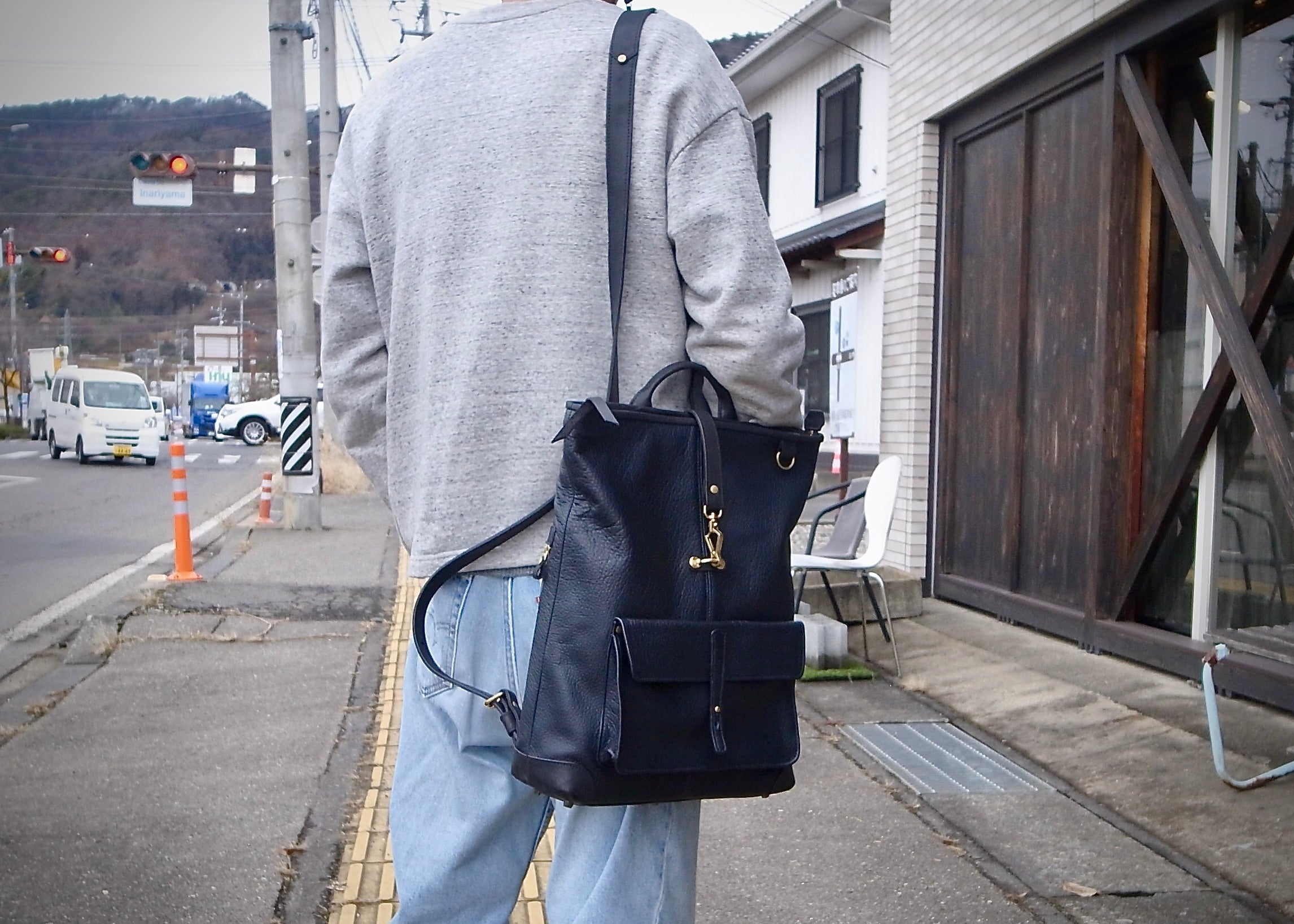 信州鹿革 バックパック DWB-100