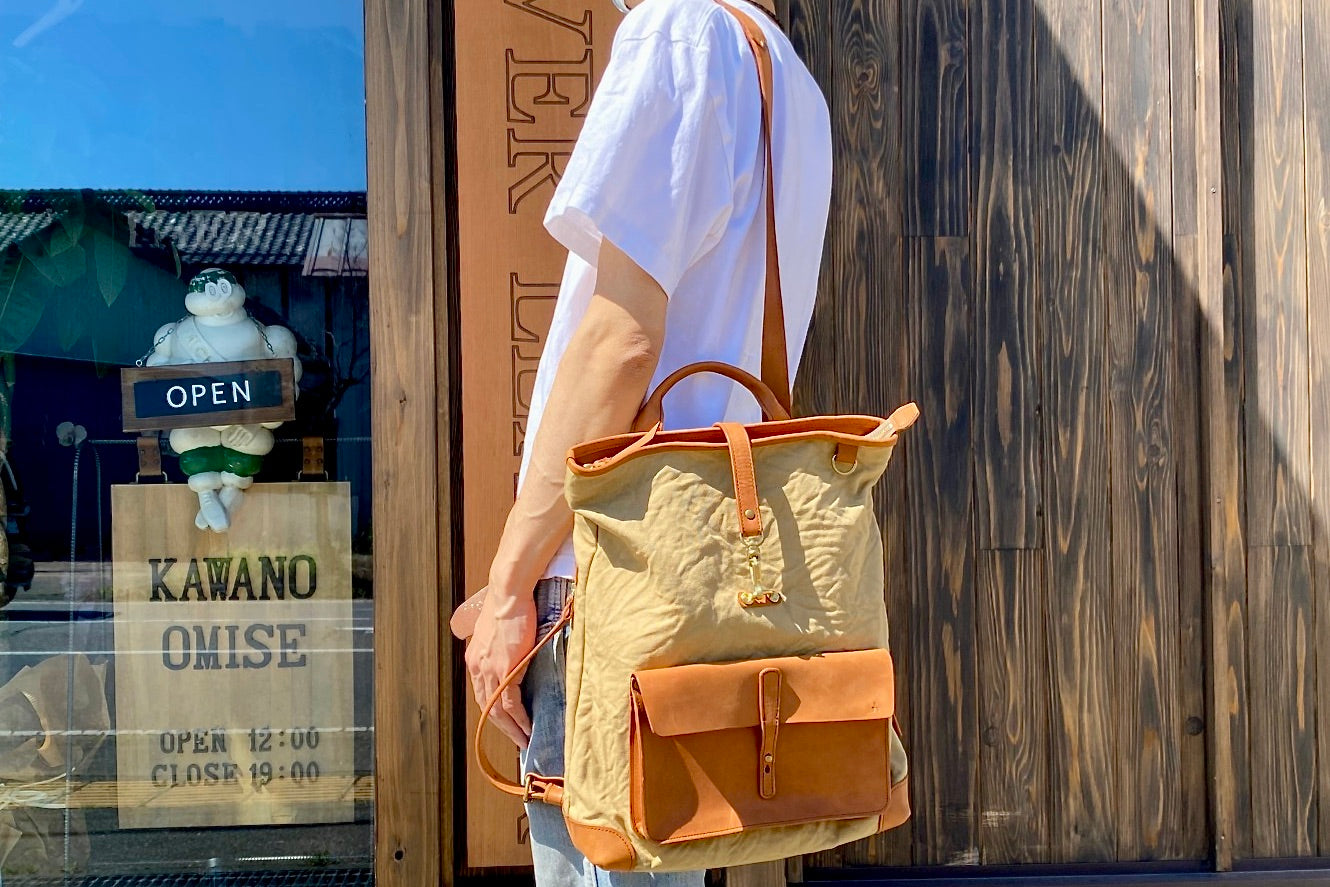 Wax Canvas Backpack WWB-100