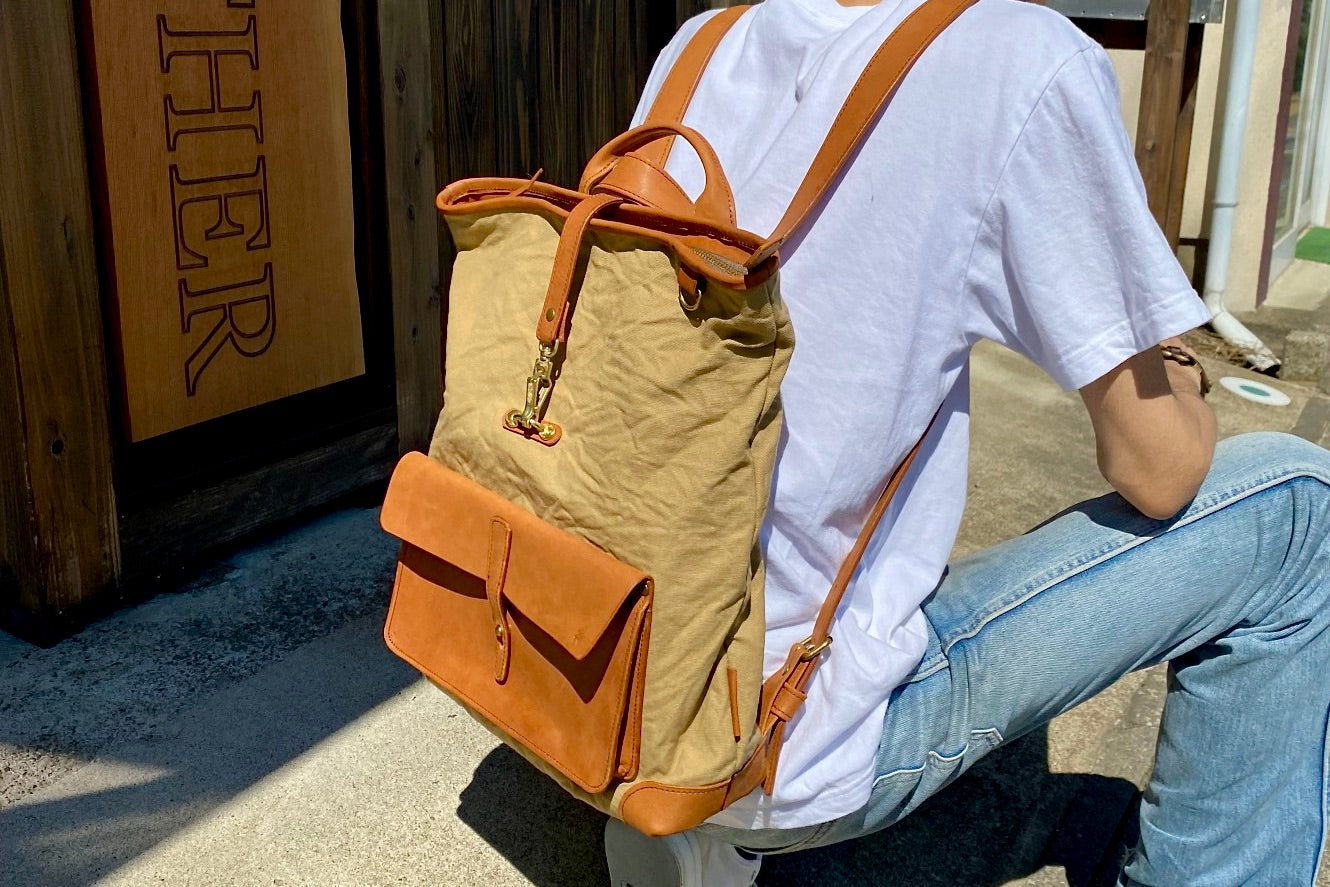 Wax Canvas Backpack WWB-100