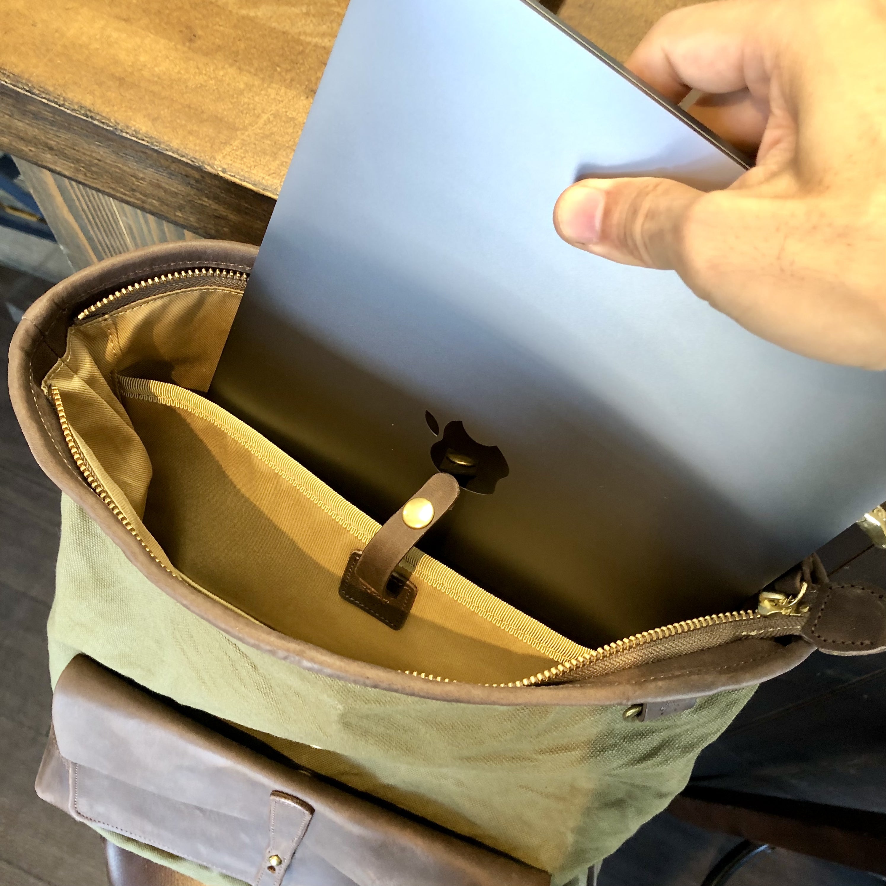 Wax Canvas Backpack WWB-100