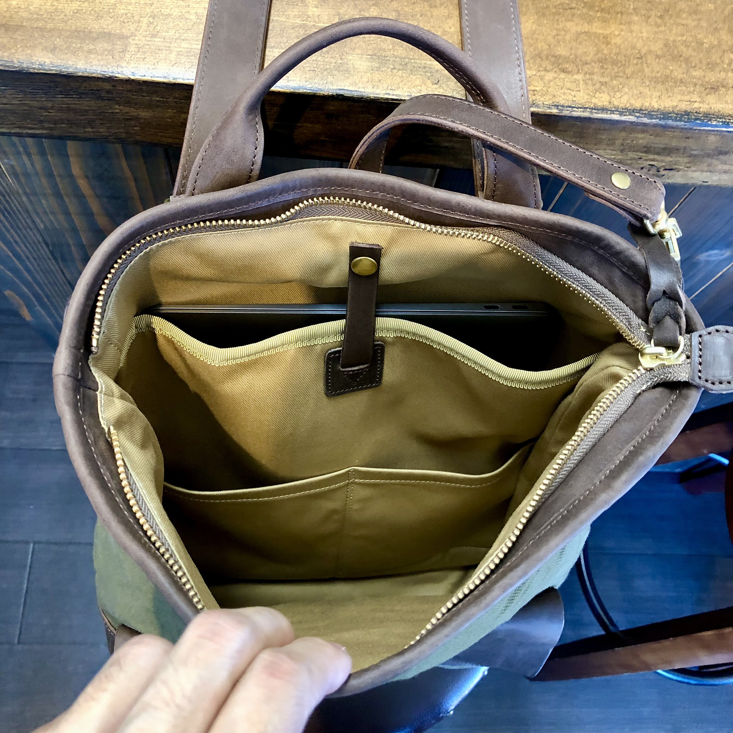 Wax Canvas Backpack WWB-100