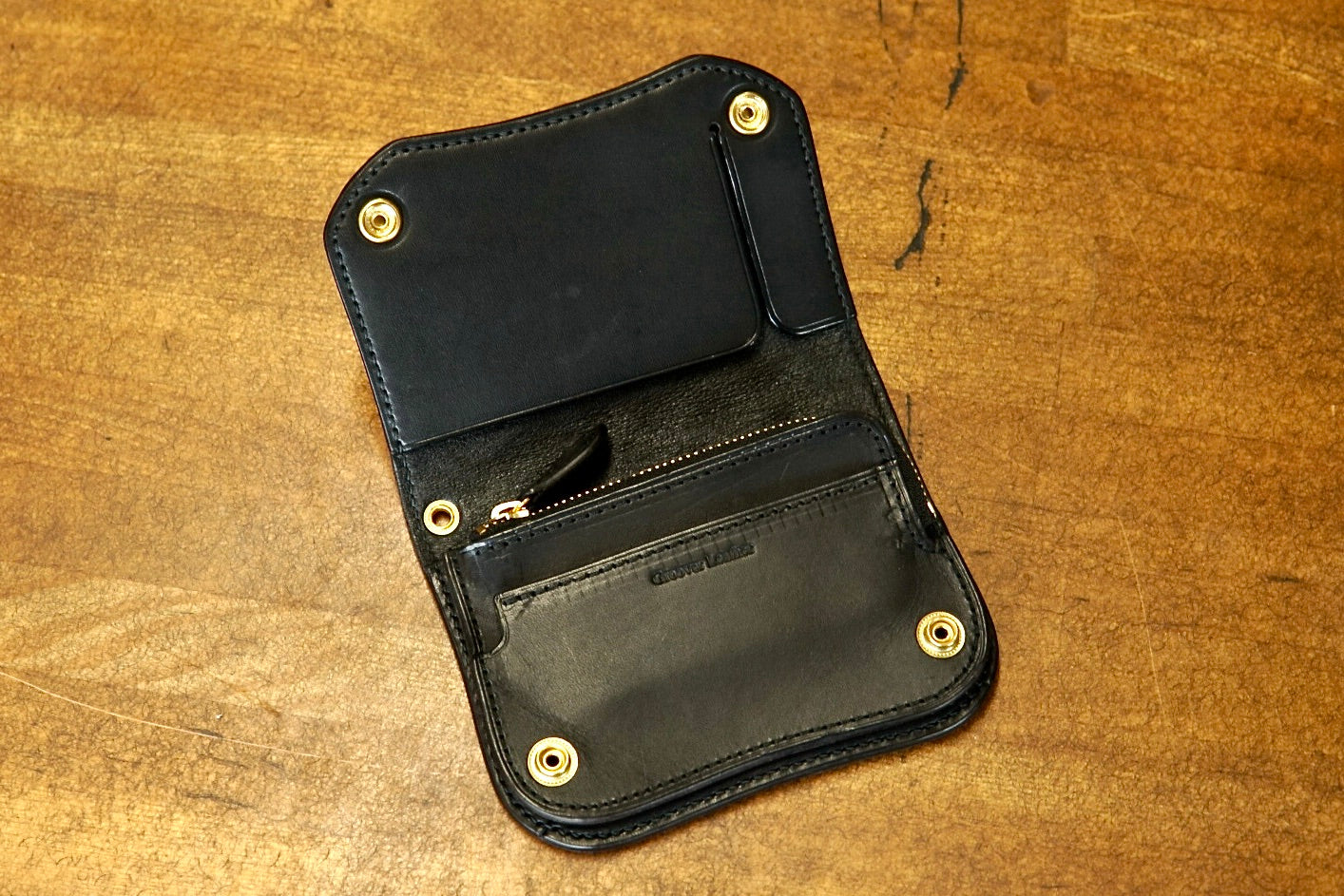 クロコダイル仕様:ショートトラッカーウォレット