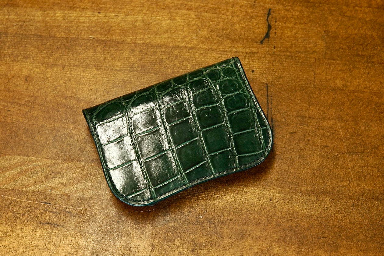 クロコダイル仕様:ショートトラッカーウォレット