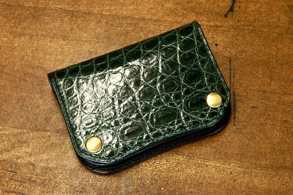 クロコダイル仕様:ショートトラッカーウォレット