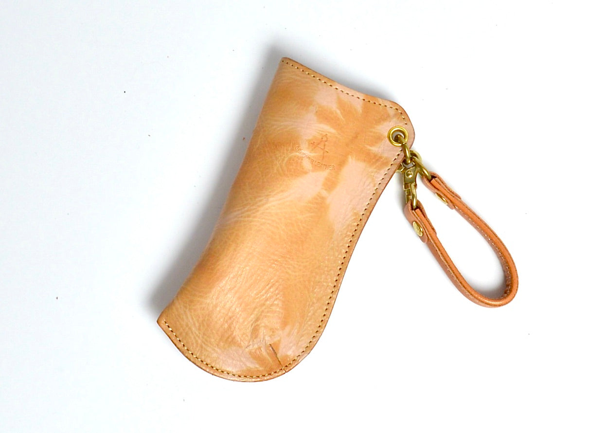 杏染革:メガネケース: KGC-100