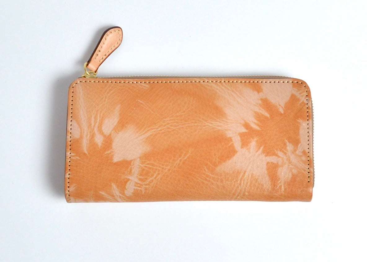 杏染革:Lジップウォレット KLZ-100