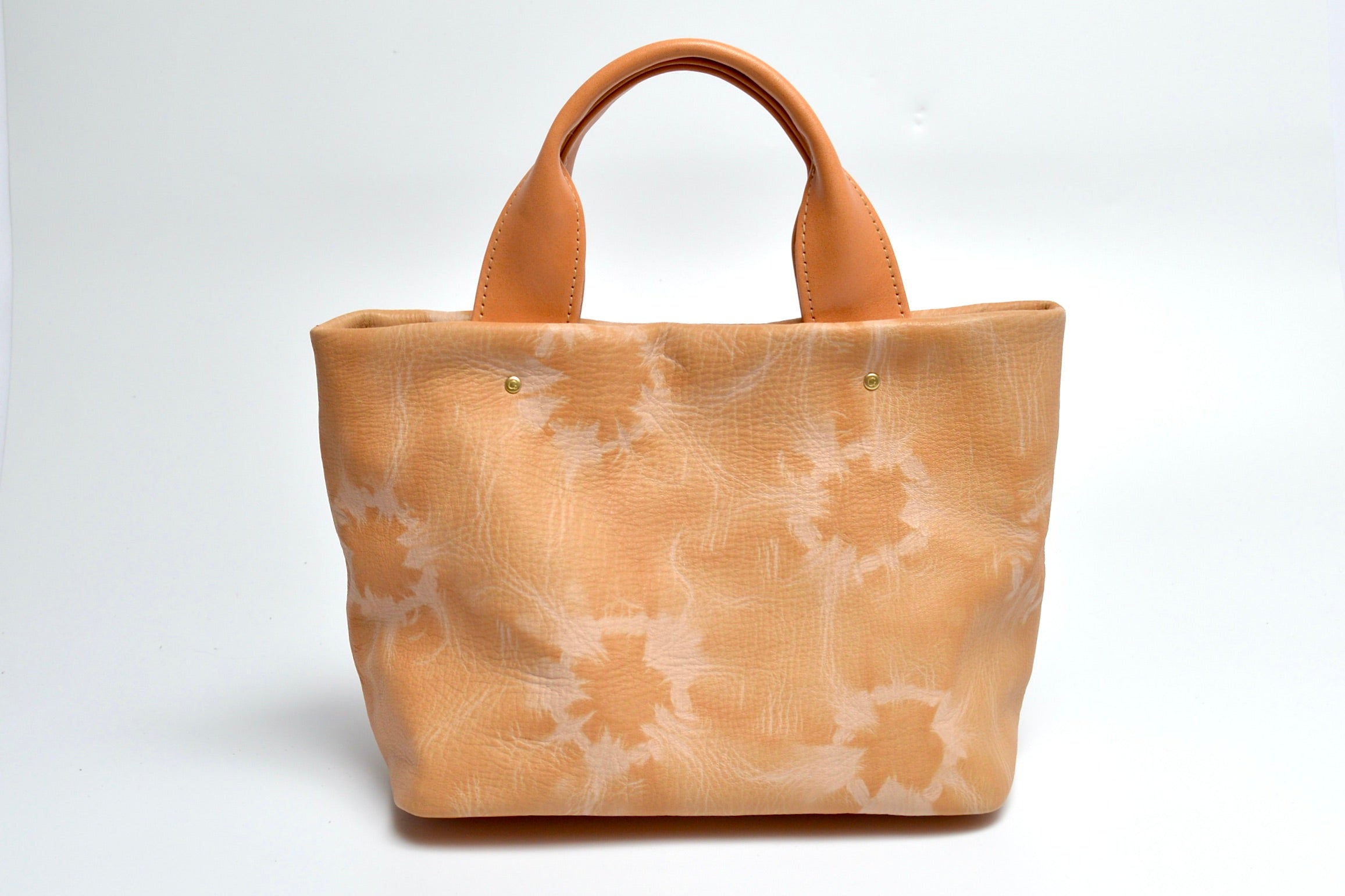 杏染革:寸胴ミニトート:KTB-100