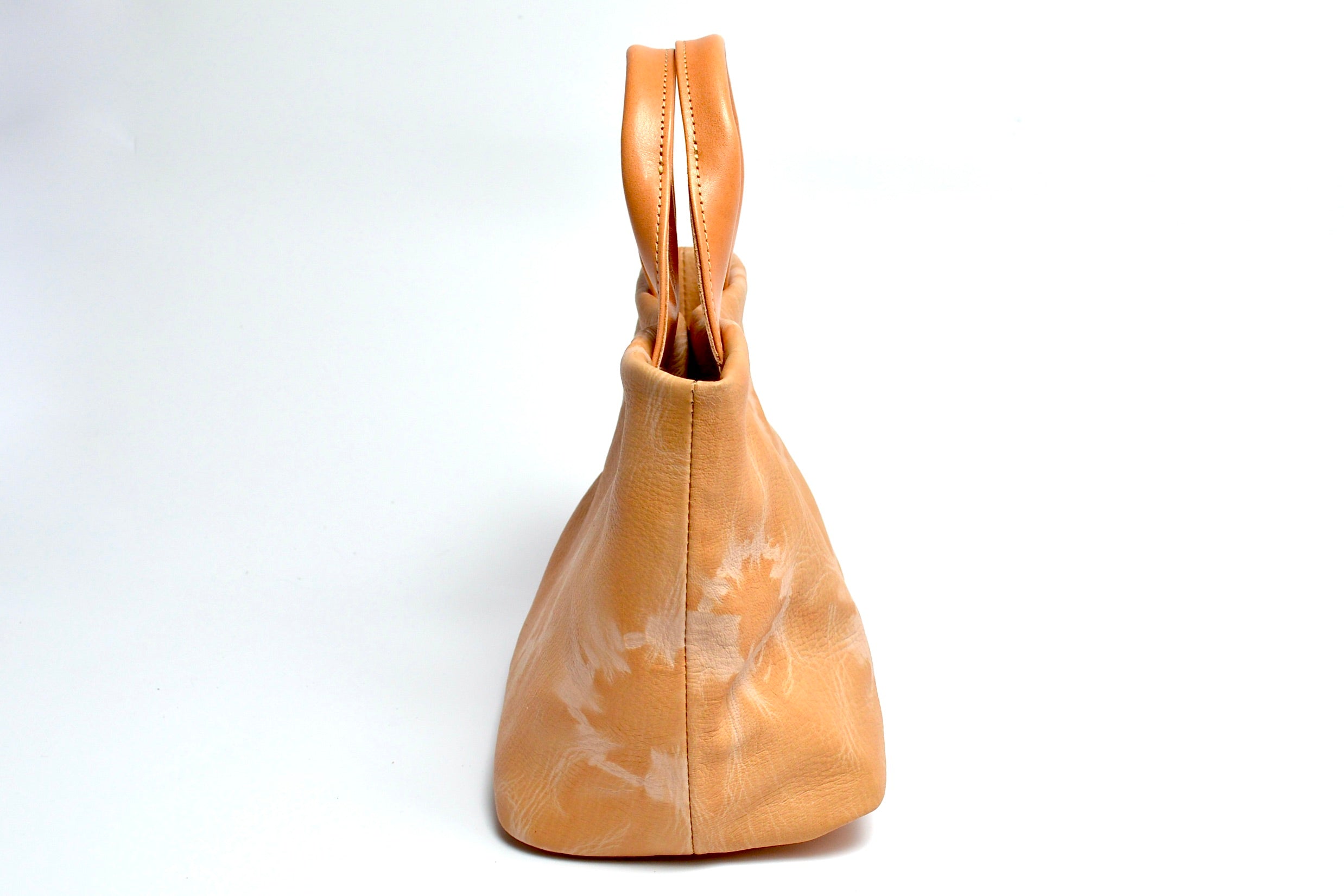 杏染革:寸胴ミニトート:KTB-100