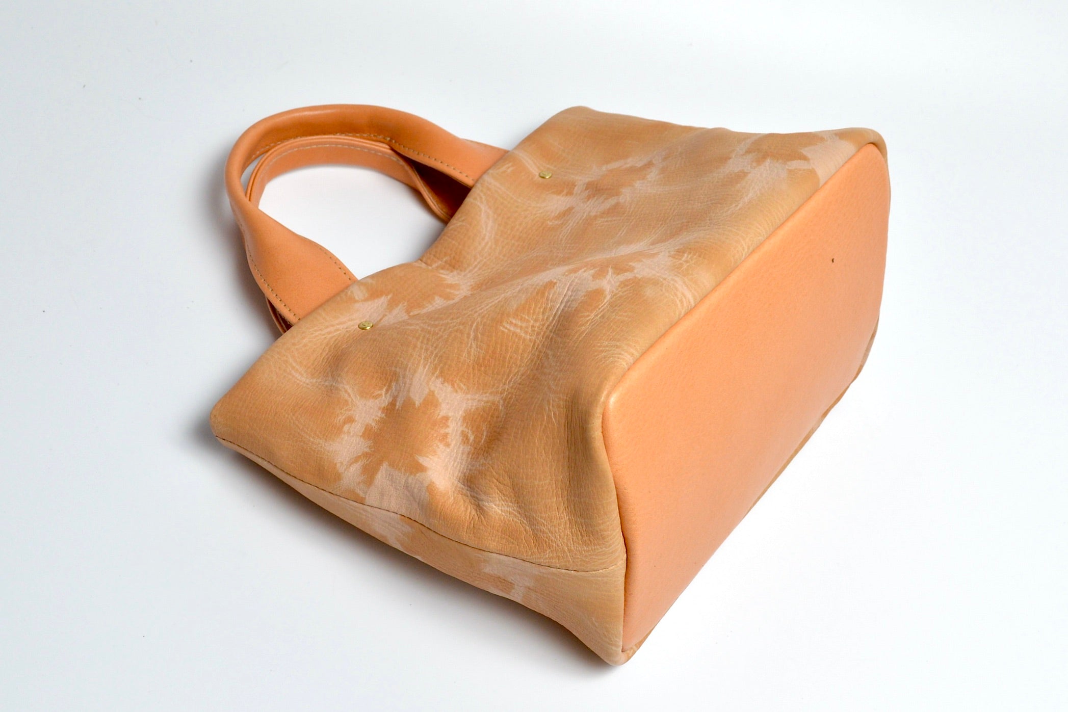 杏染革:寸胴ミニトート:KTB-100