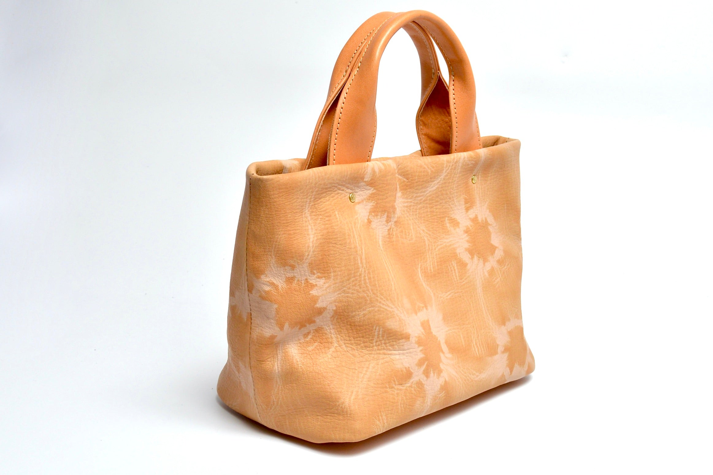 杏染革:寸胴ミニトート:KTB-100