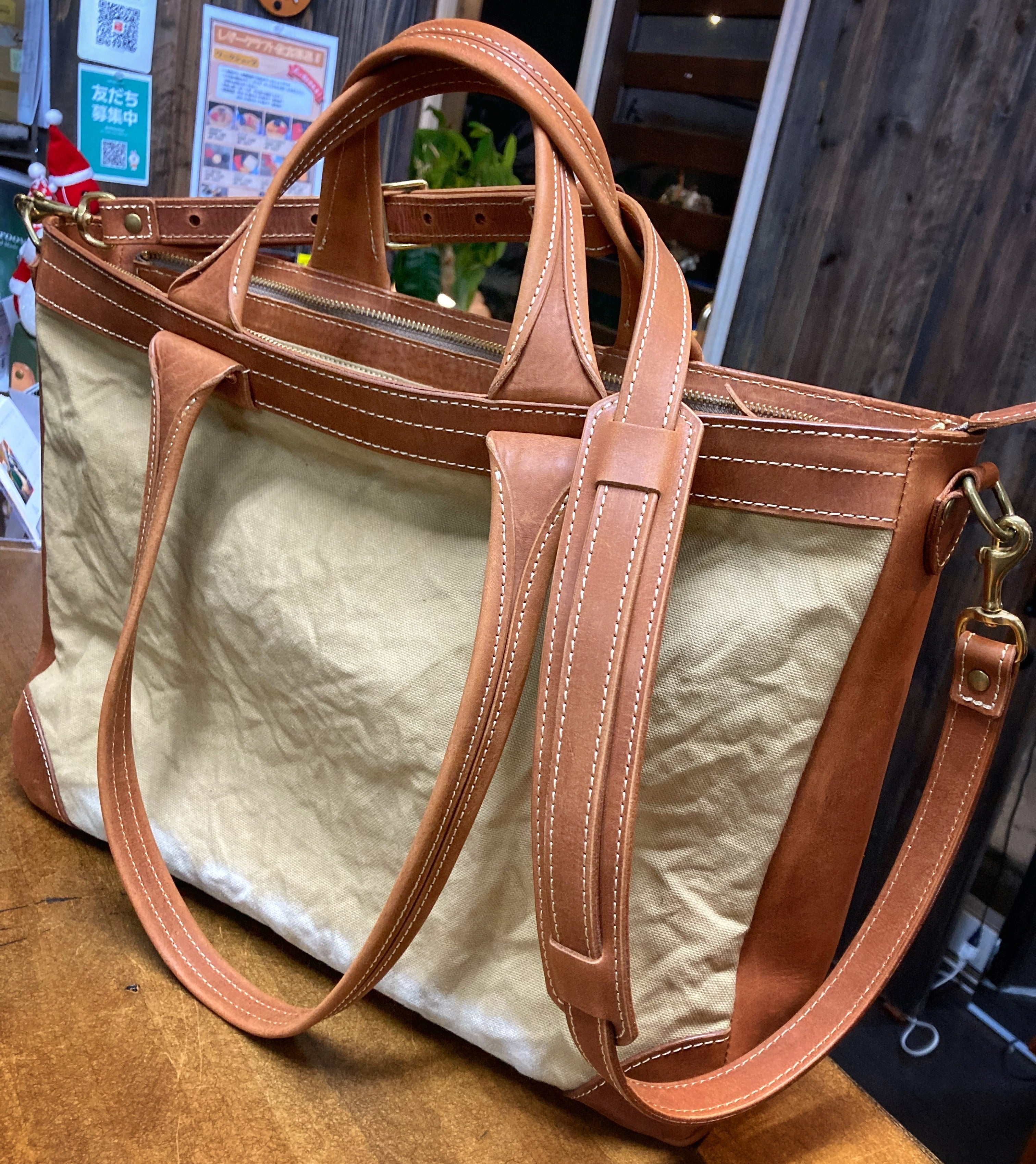 WAX帆布3wayトートバッグ WTB-200