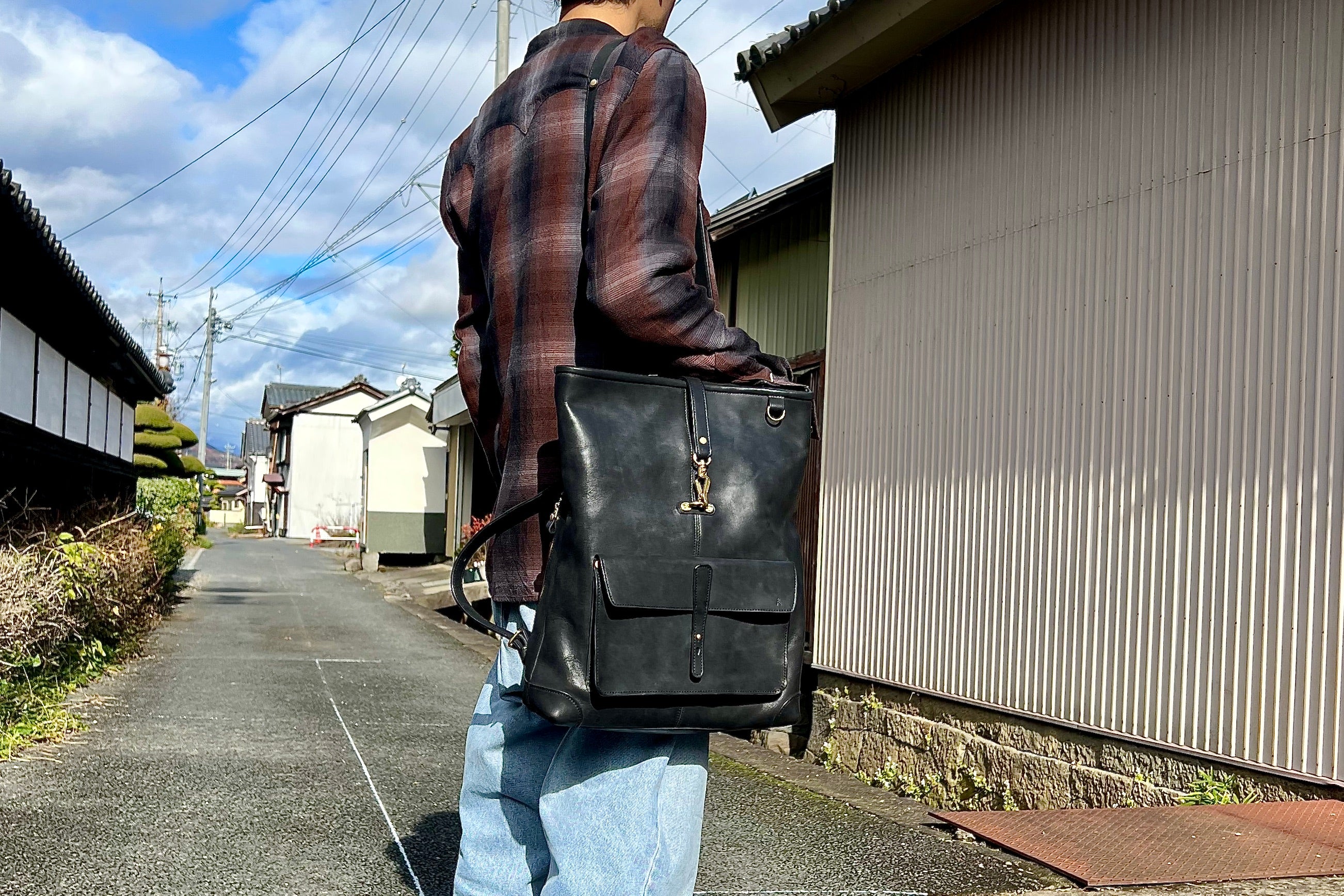 オールレザー バックパック WWB-110