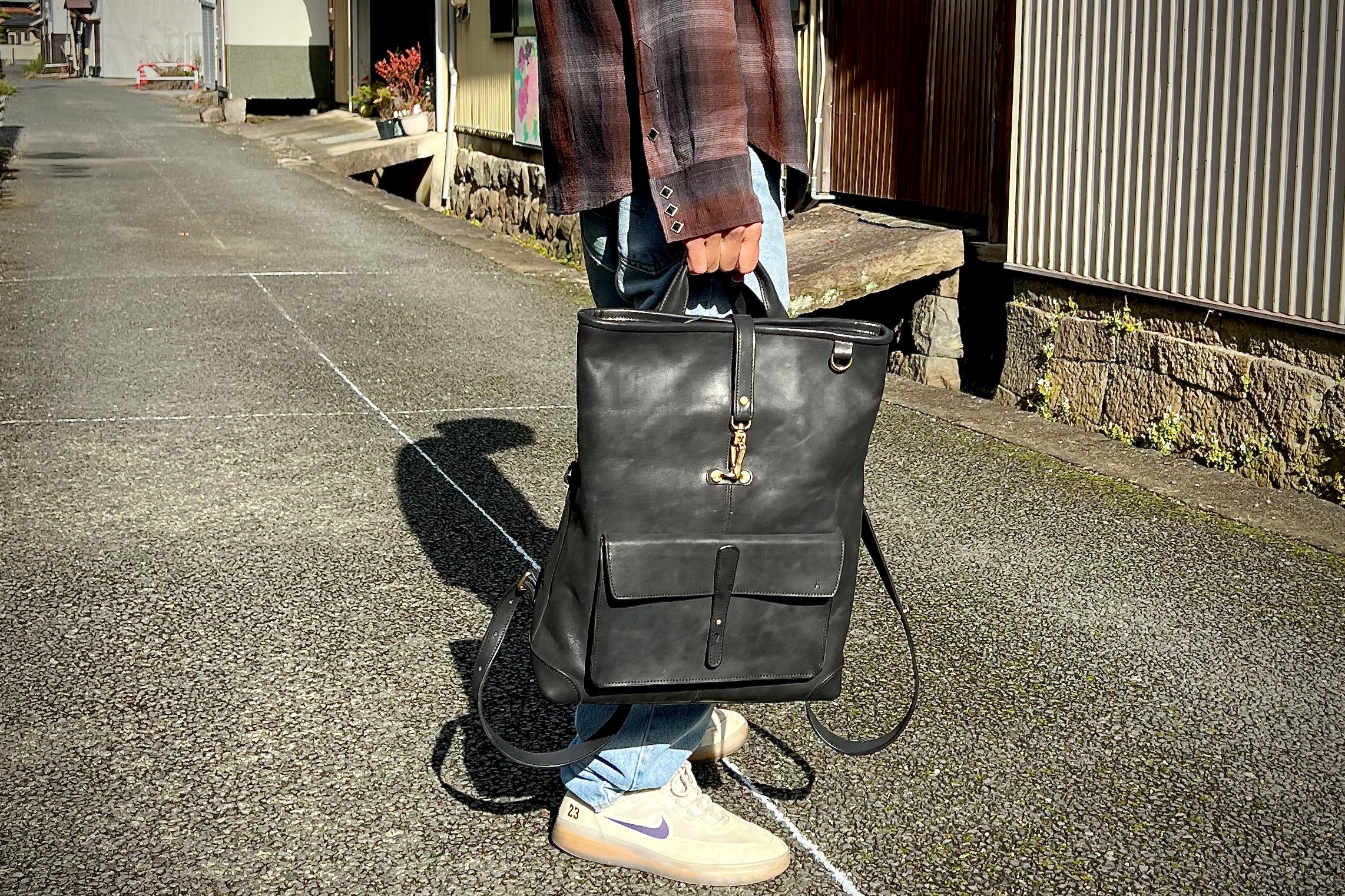 オールレザー バックパック WWB-110