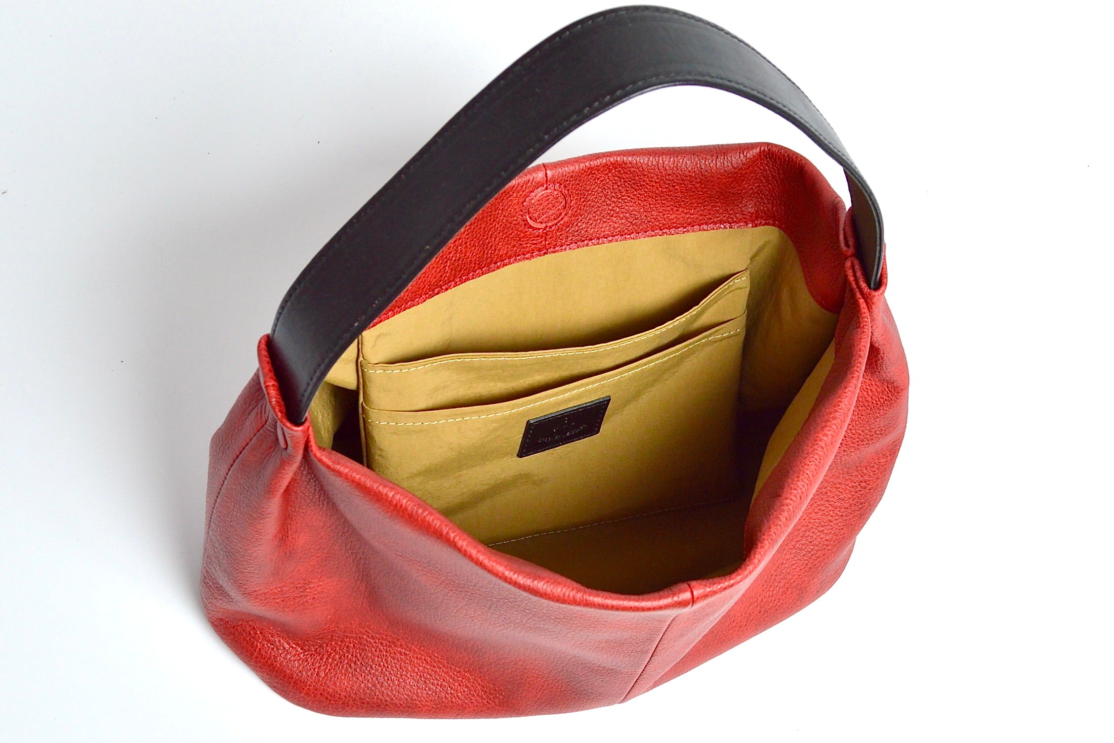 Shinshu deer leather: One-shoulder bag: DZO-100