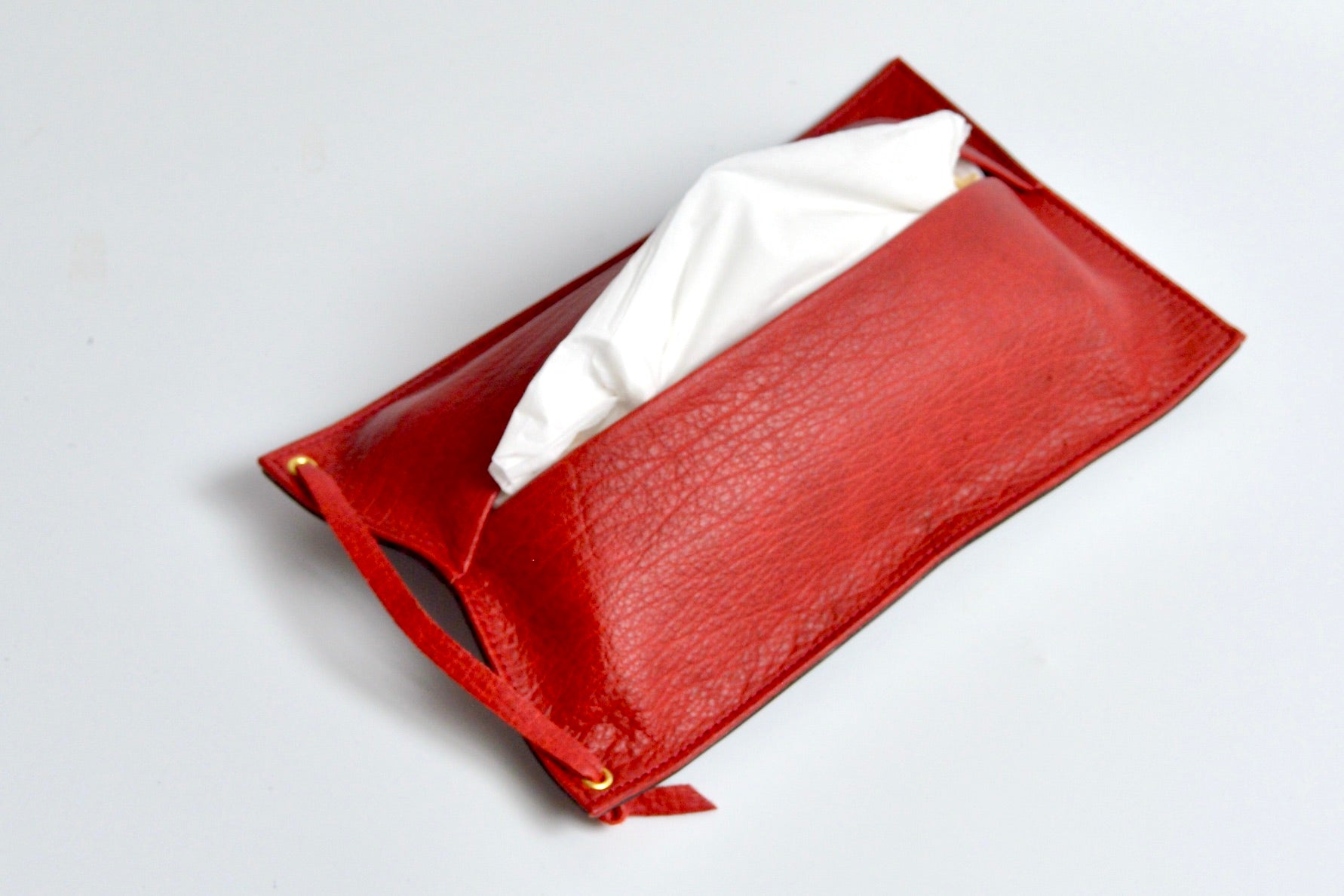 Shinshu deer leather: tissue case (refill): DTC-200