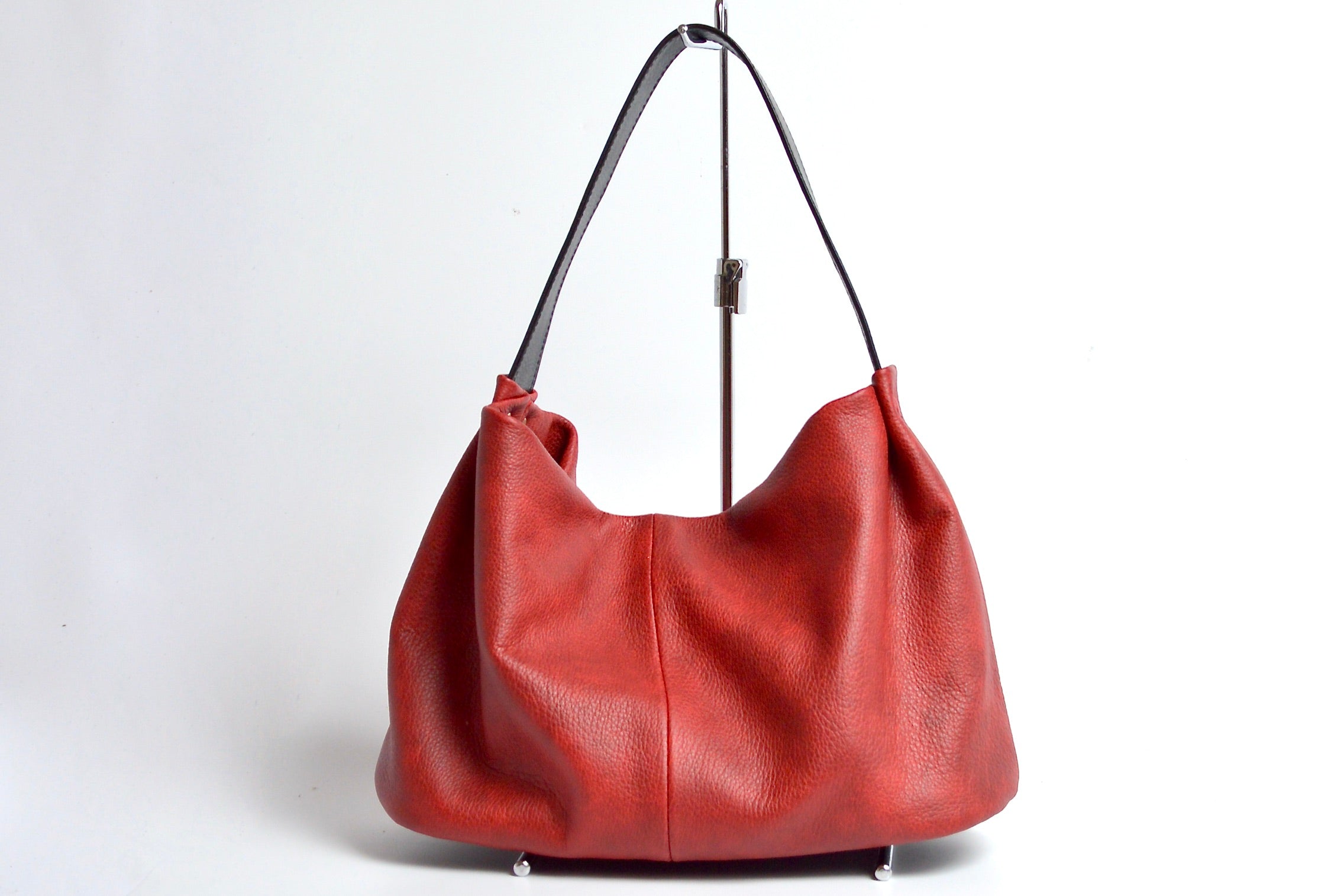 Shinshu deer leather: One-shoulder bag: DZO-100