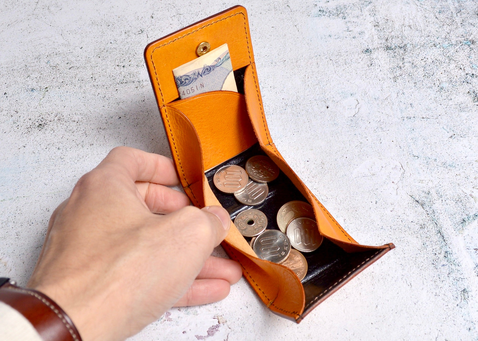 Box-shaped coin purse GBC-110