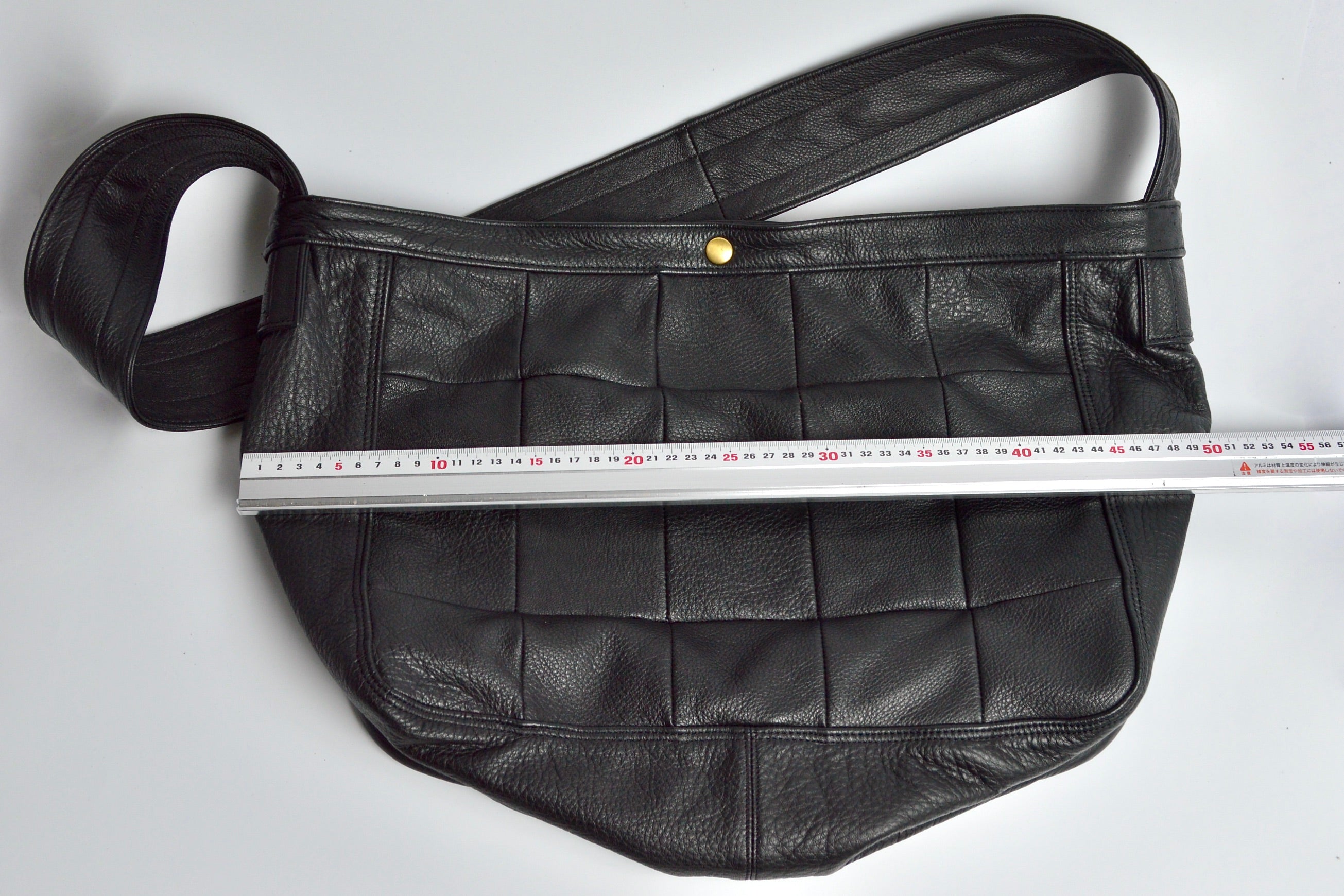 ニュースペーパーバッグ:信州鹿革:DNB-100