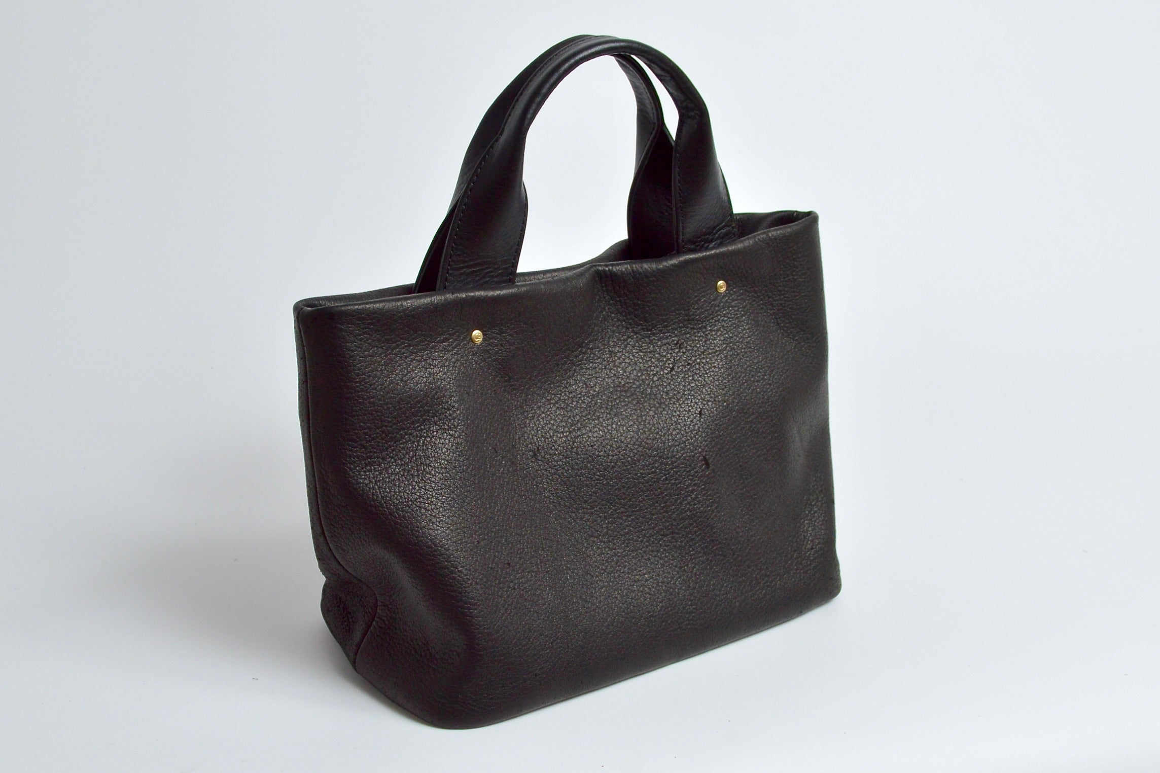 Shinshu deer leather: Mini tote bag: DTB-300