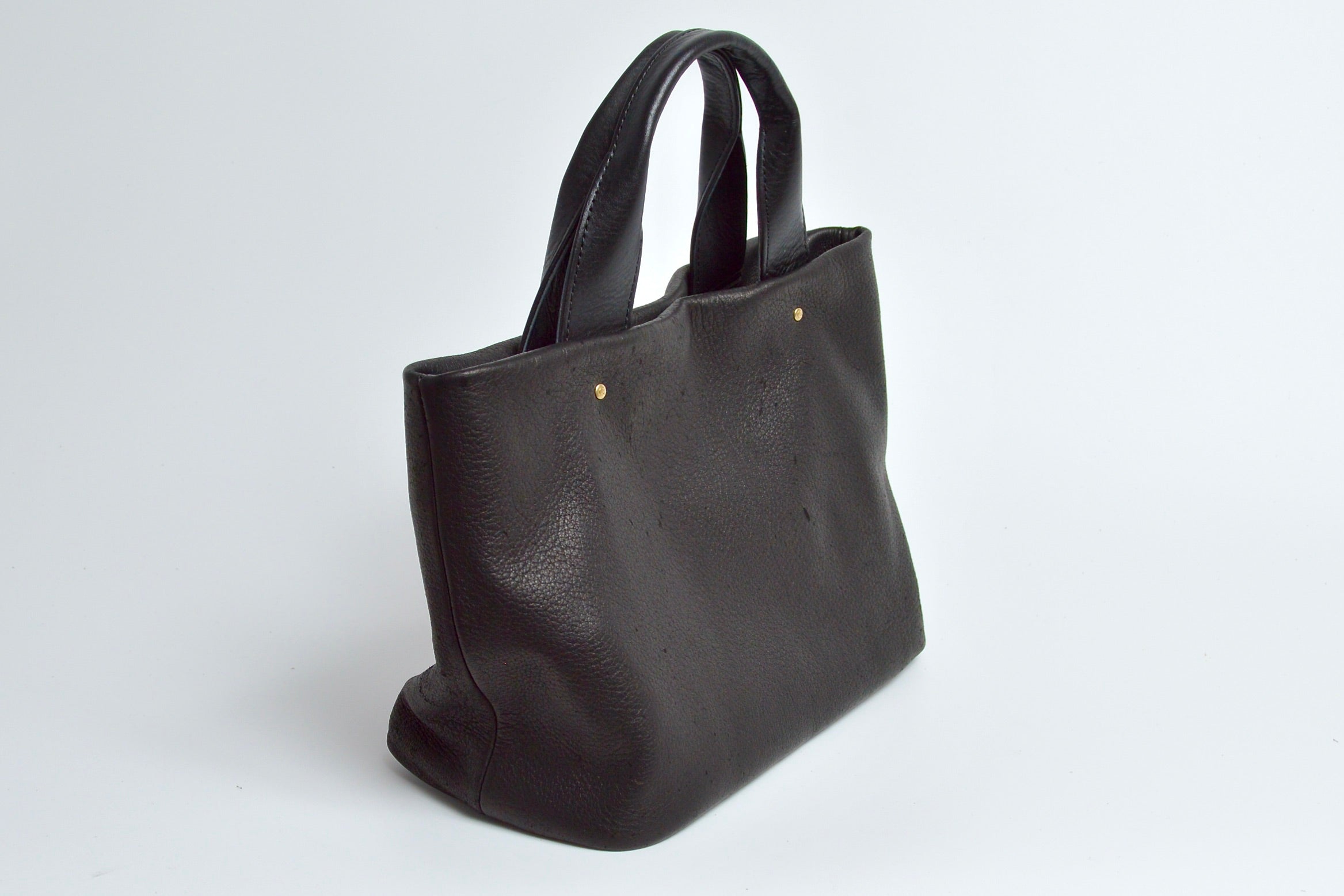 Shinshu deer leather: Mini tote bag: DTB-300