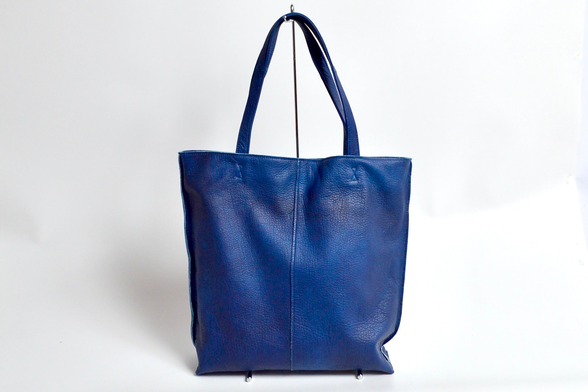 逢初レザー：ATB-100 縦型トート：無地染め