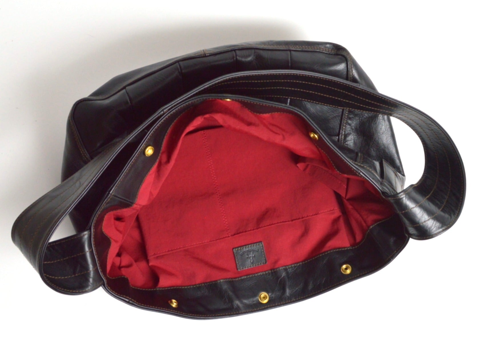 Newspaper bag: Shinshu deer leather: DNB-100