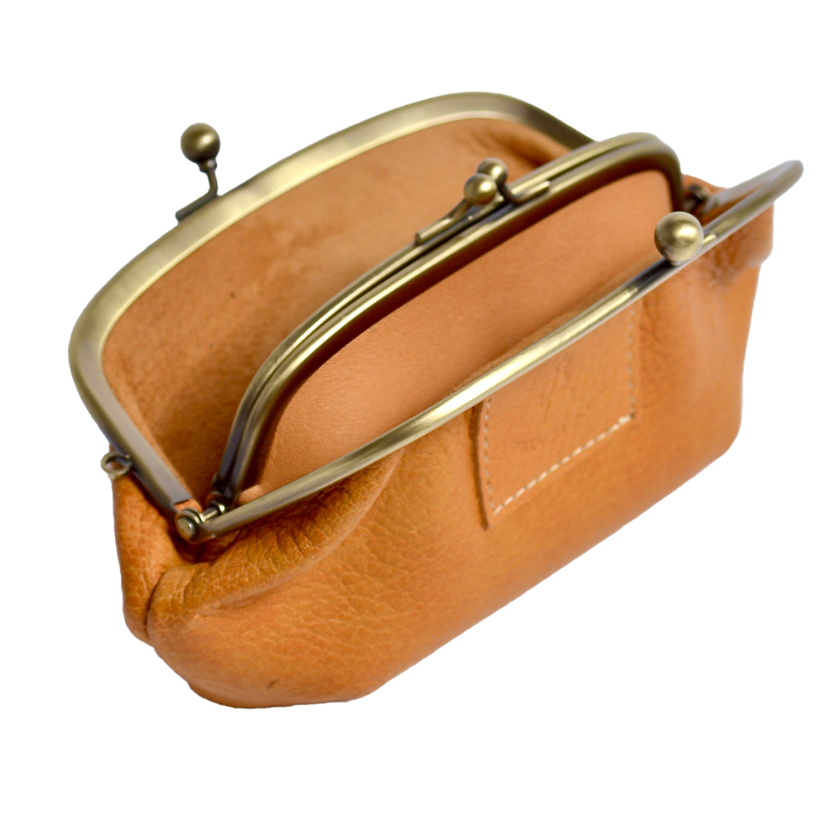 信州鹿革:親子がま口財布 信州鹿革:親子がま口財布