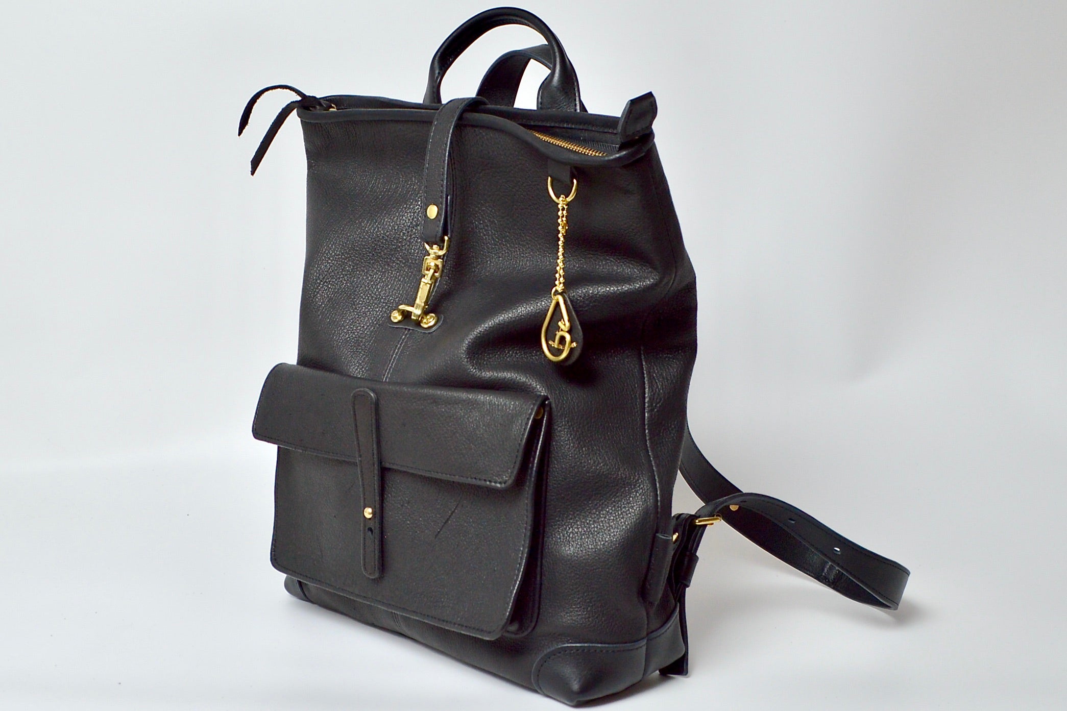 Shinshu deer leather backpack DWB-100