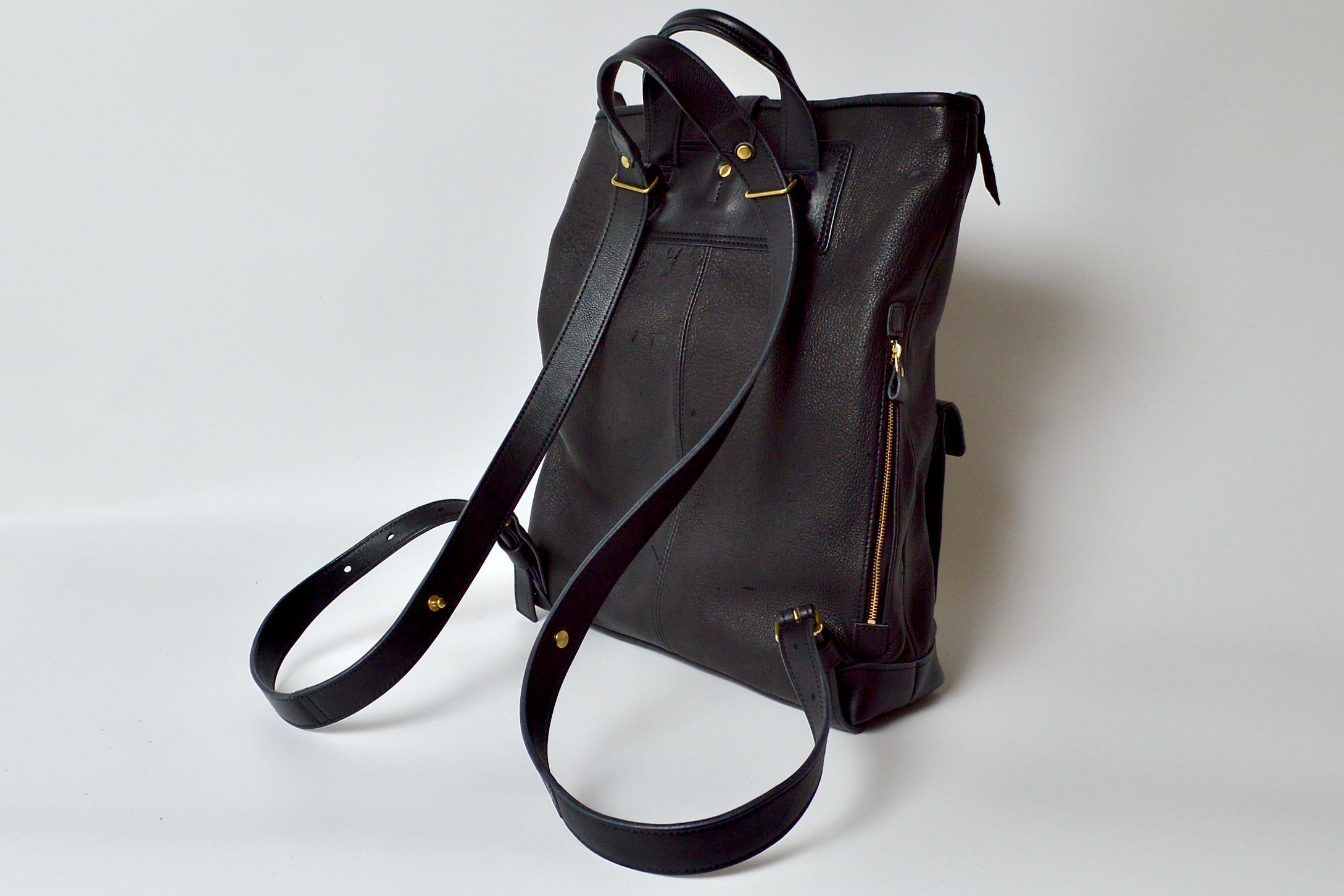 Shinshu deer leather backpack DWB-100