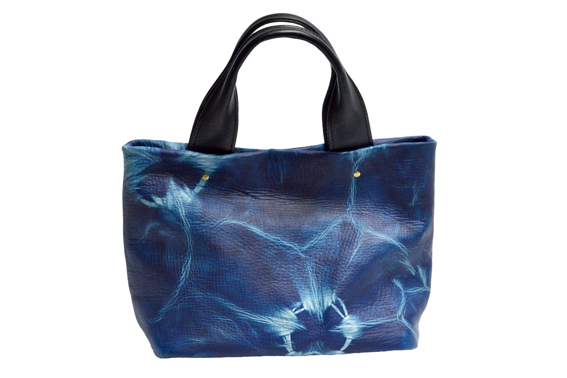 逢初革：バケットミニトート：ATB-100S(絞り染め)