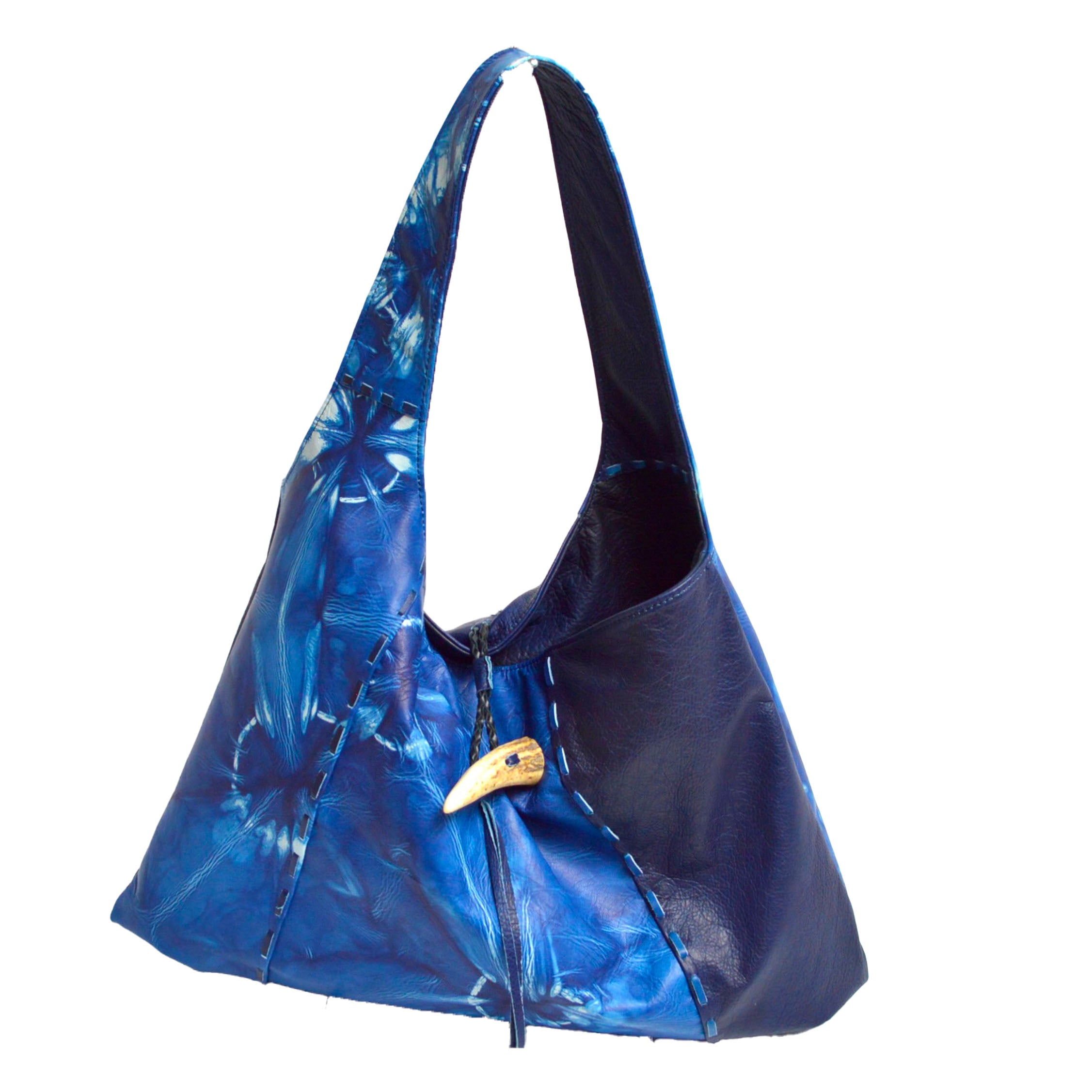 逢初レザー：ワンショルダーバッグ（ツノ付き）：ATH-100