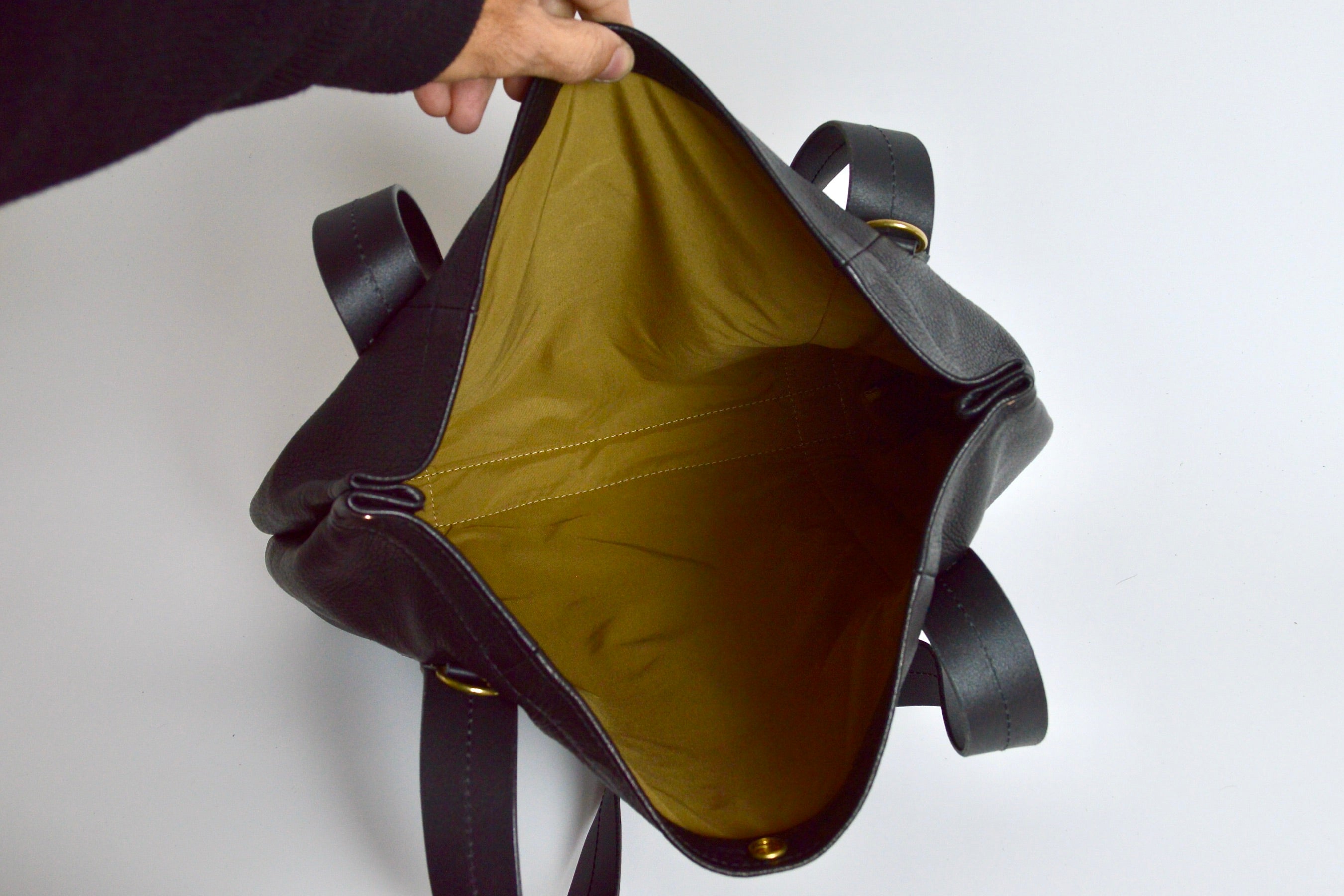 ヴィンテージトート：信州鹿革：DVT-100