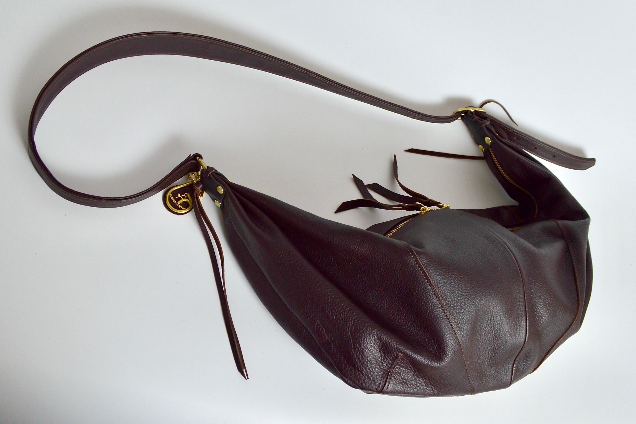 Shoulder bag: Shinshu deer leather: DBB-100