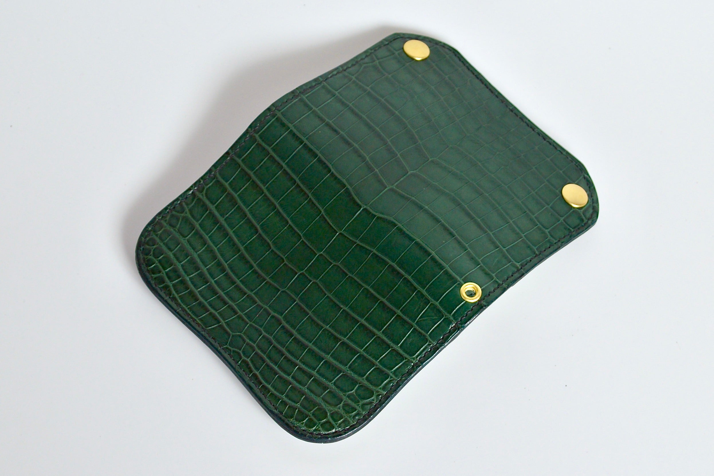 クロコダイル仕様：ショートトラッカーウォレット