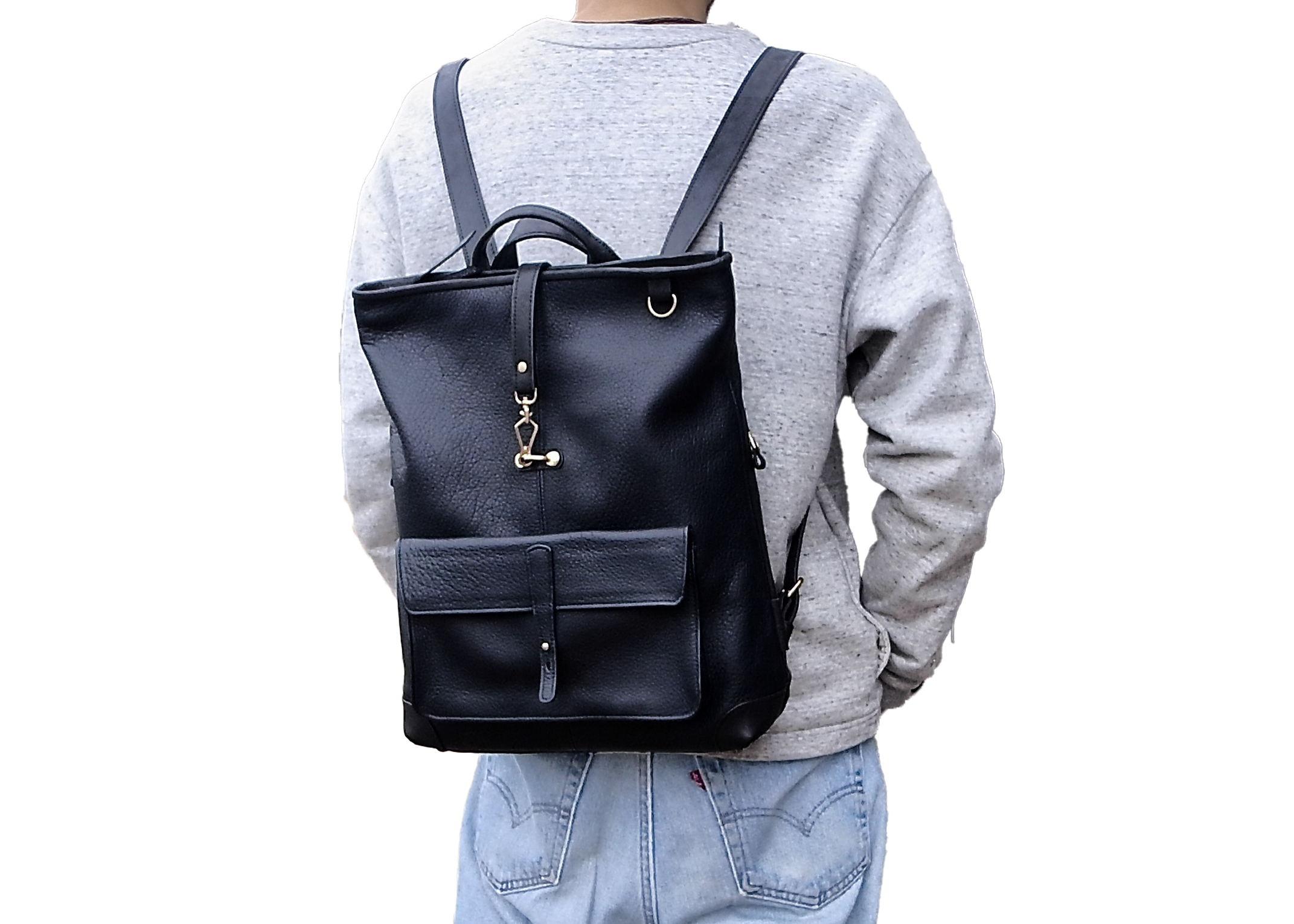 信州鹿革　バックパック　DWB-100