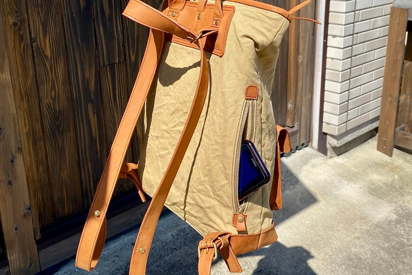 Wax Canvas Backpack WWB-100