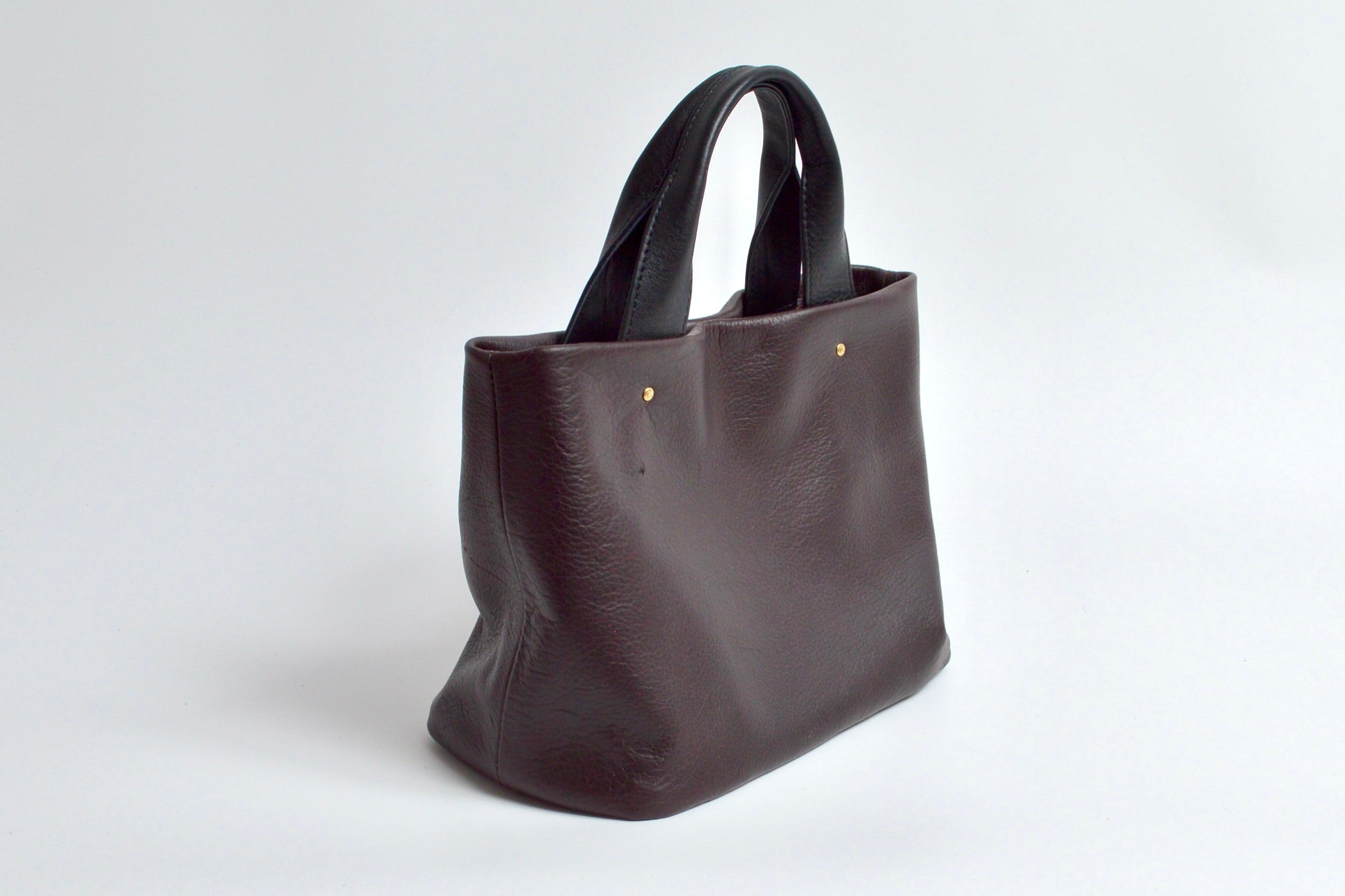 Shinshu deer leather: Mini tote bag: DTB-300