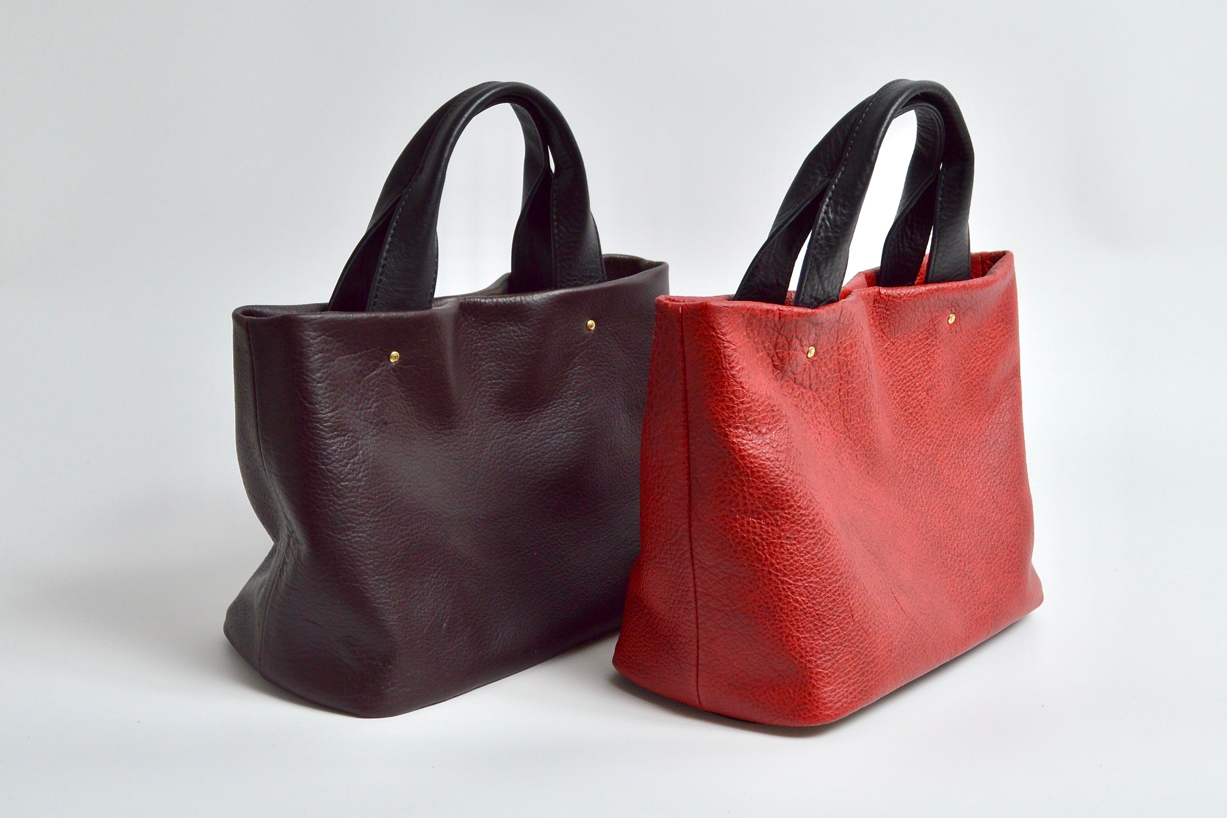Shinshu deer leather: Mini tote bag: DTB-300