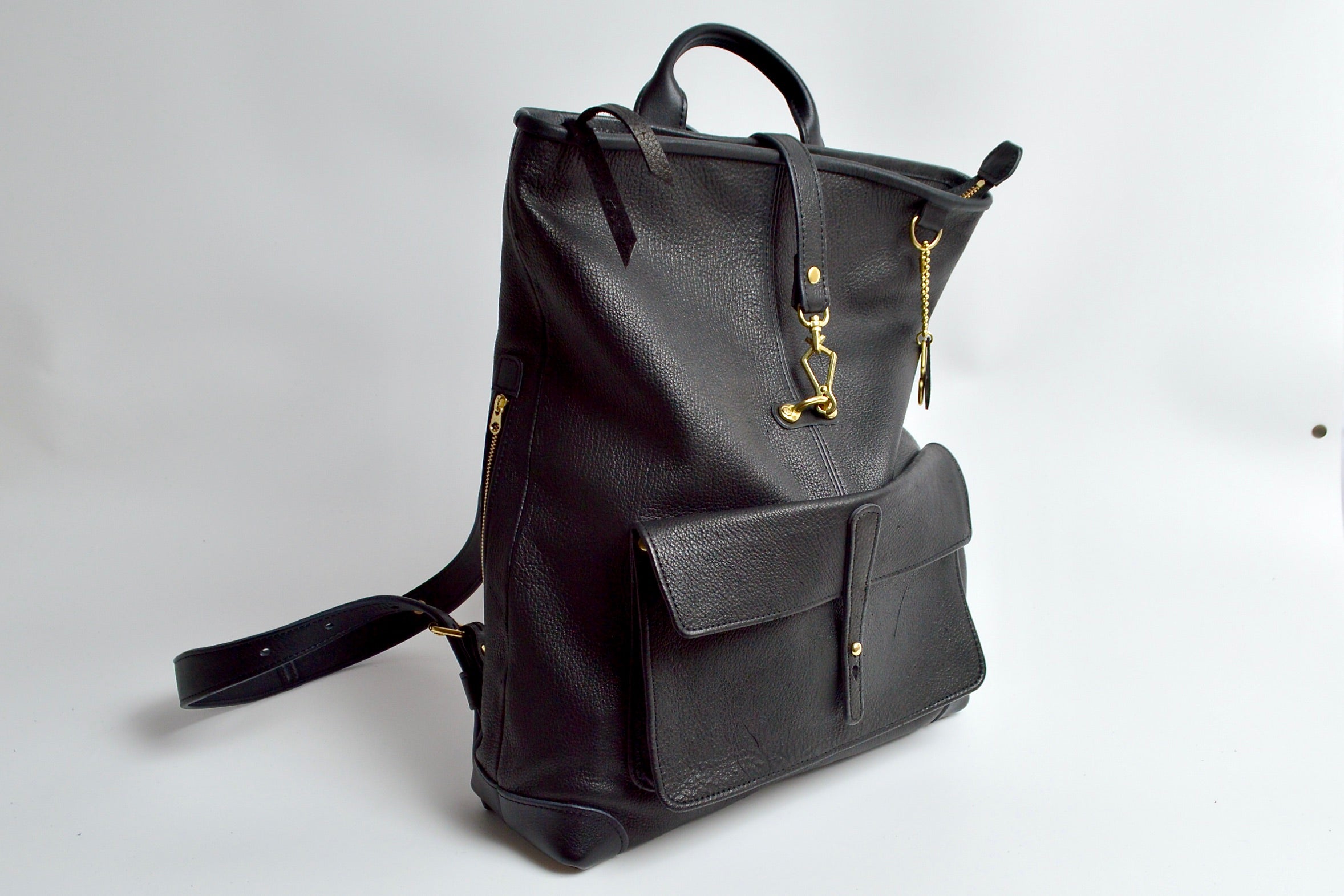 Shinshu deer leather backpack DWB-100